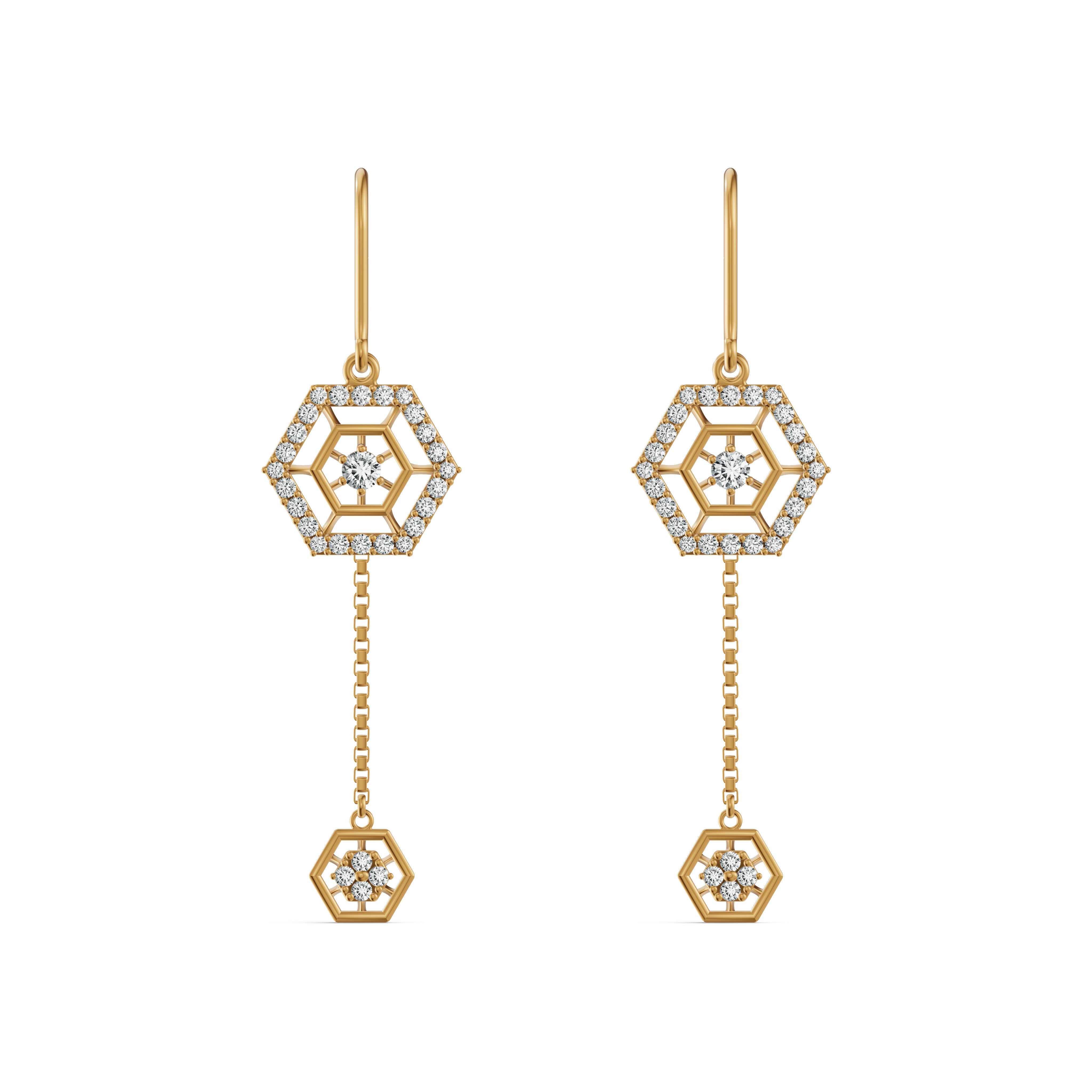 Asteria Diamond Sui Dhaga Earrings