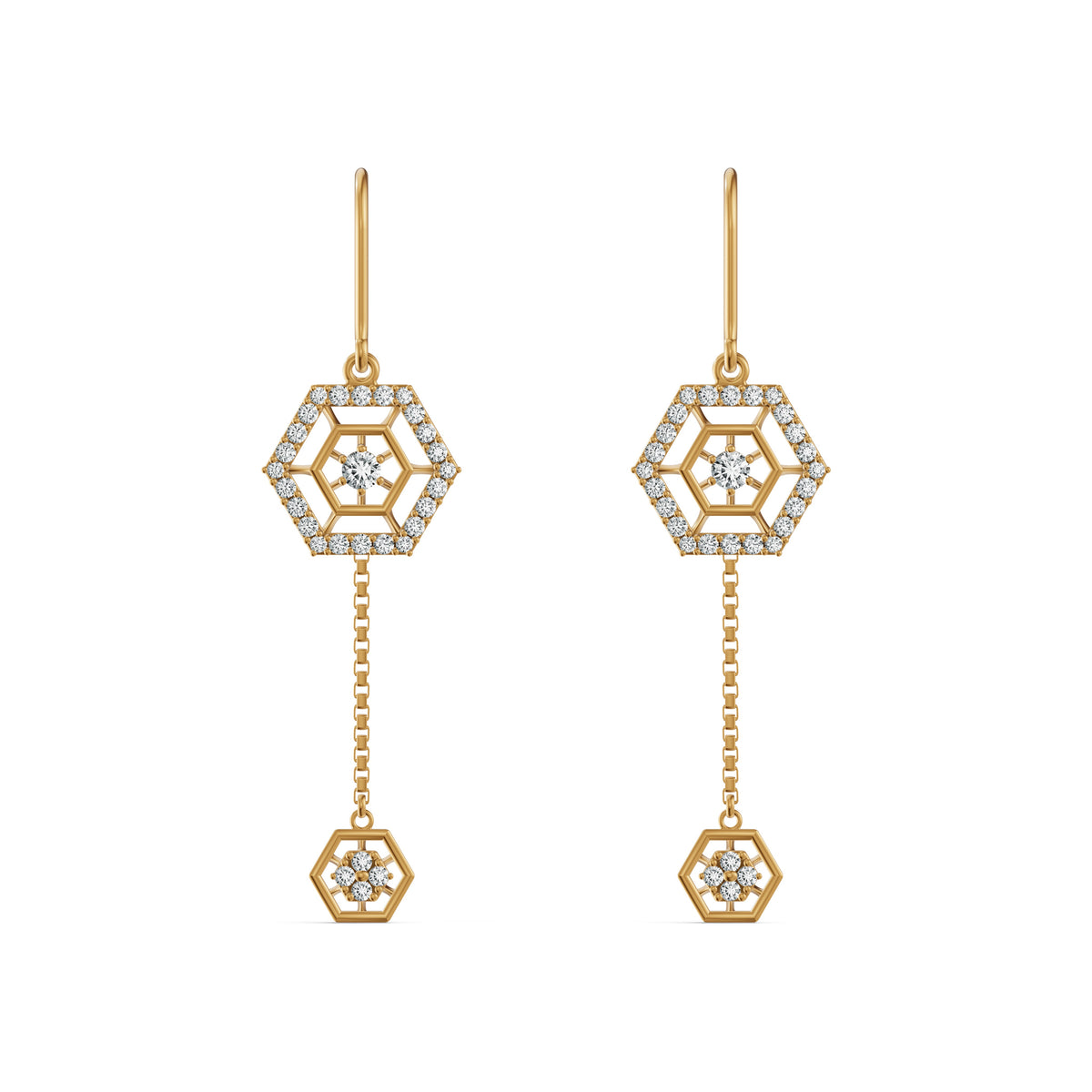Asteria Diamond Sui Dhaga Earrings