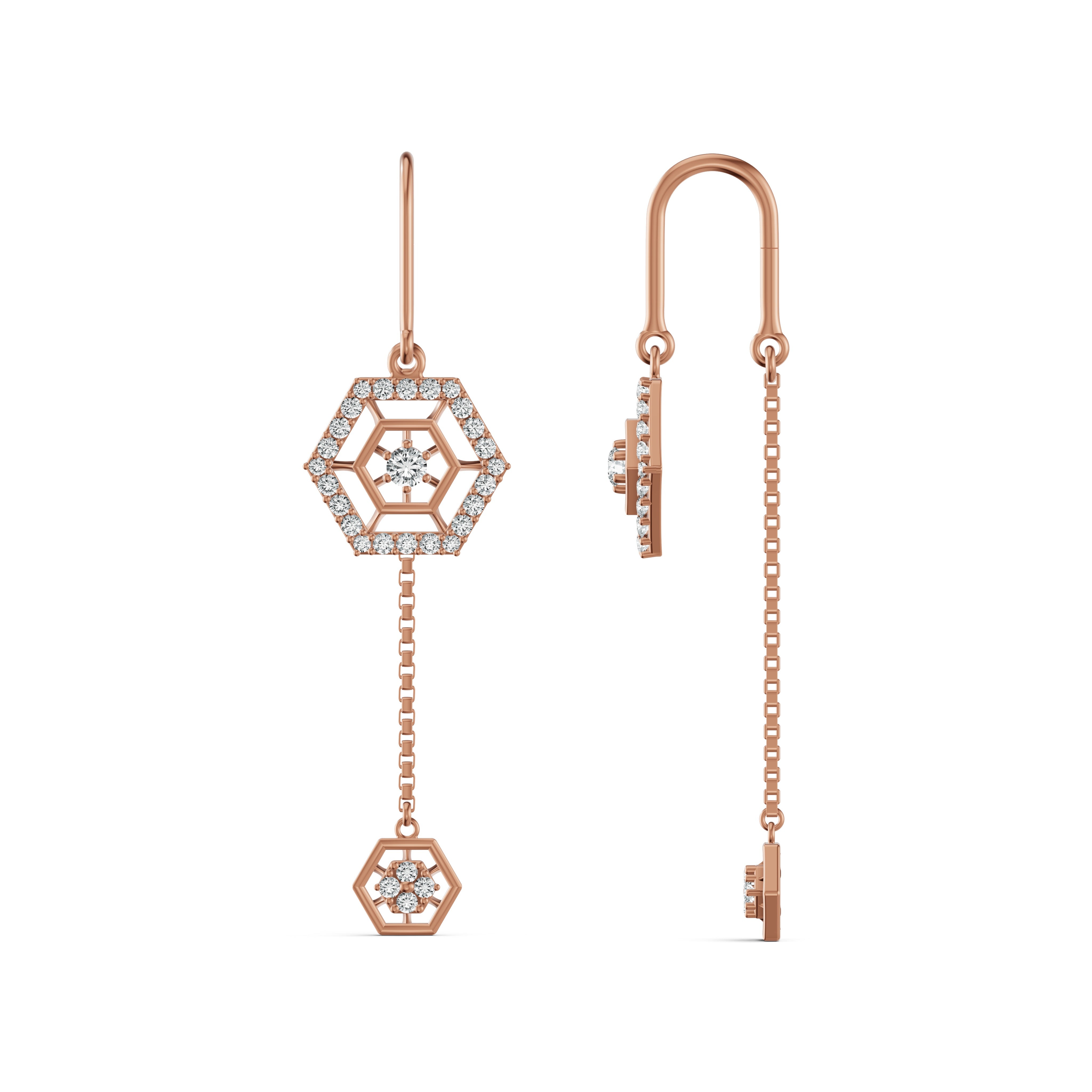 Asteria Diamond Sui Dhaga Earrings