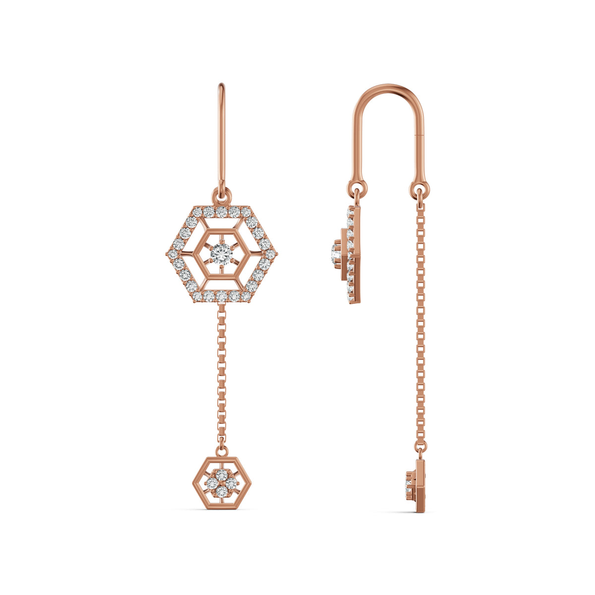 Asteria Diamond Sui Dhaga Earrings