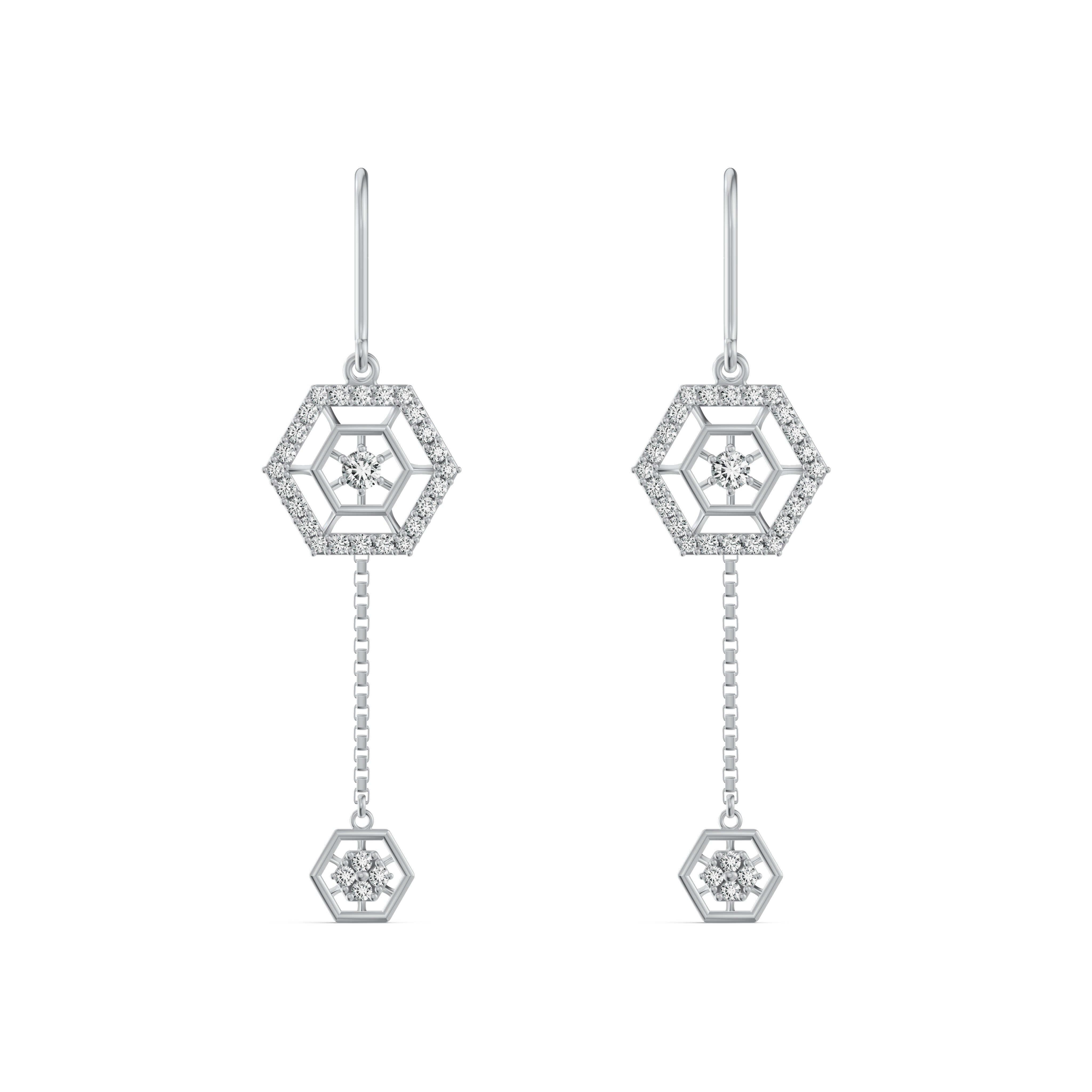 Asteria Diamond Sui Dhaga Earrings