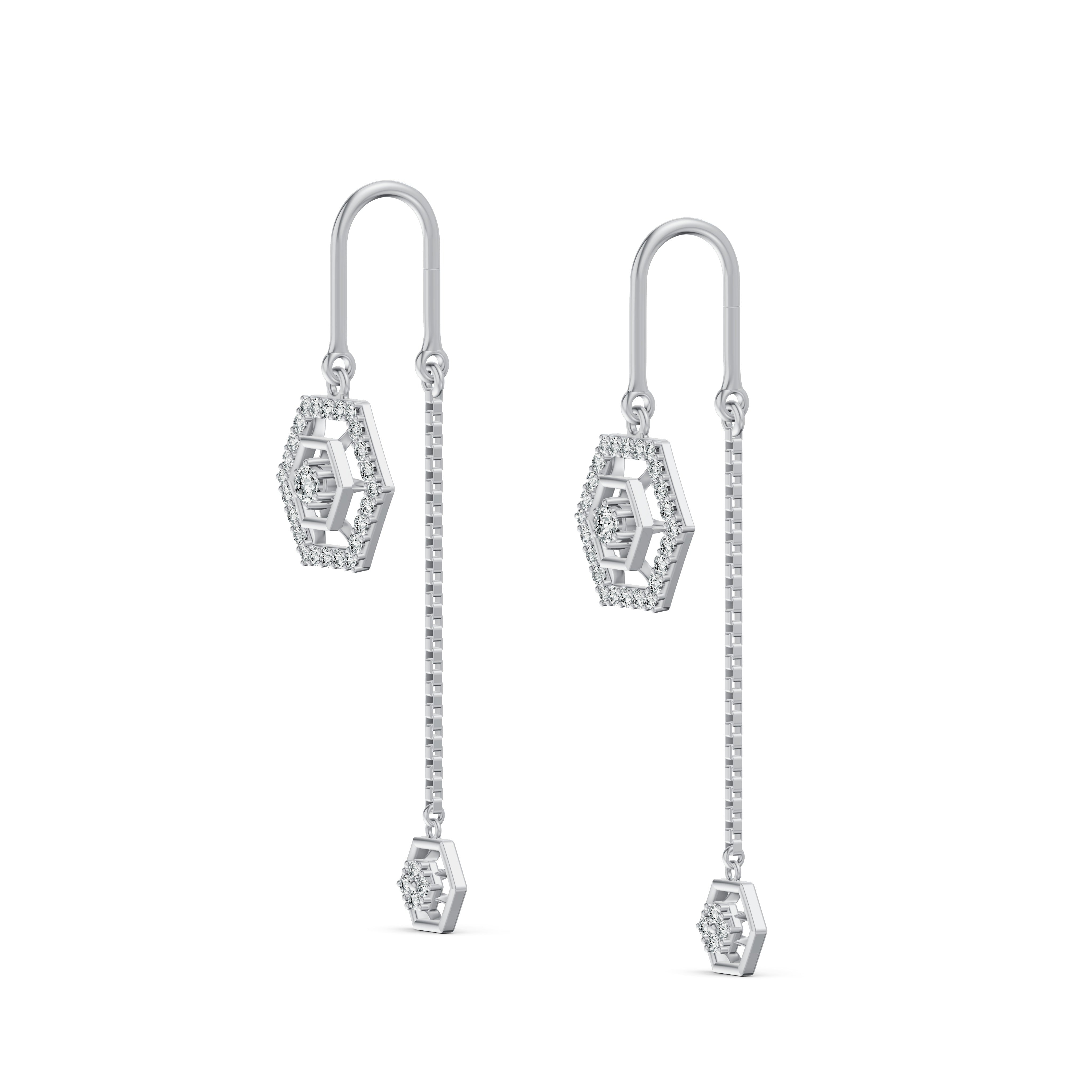 Asteria Diamond Sui Dhaga Earrings