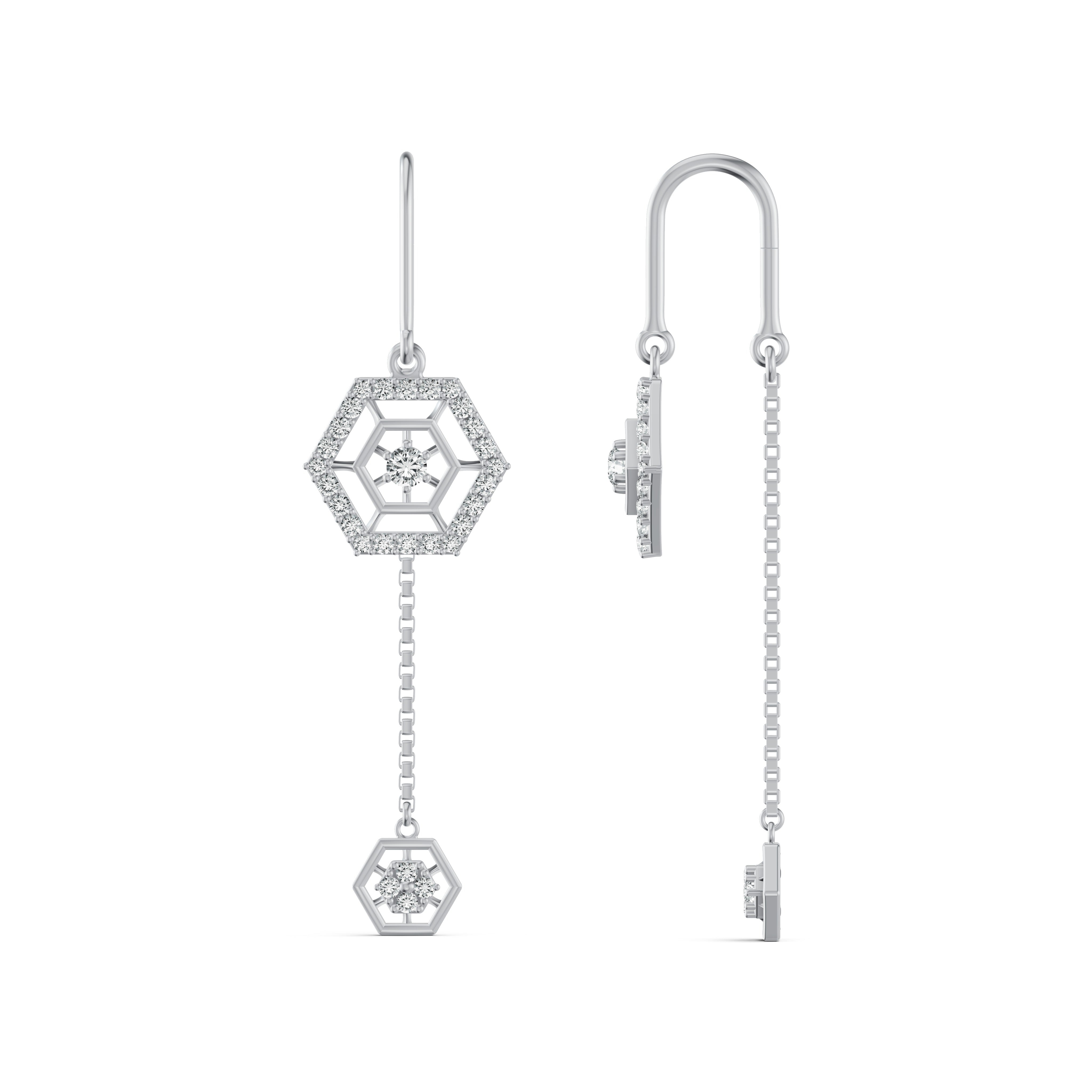 Asteria Diamond Sui Dhaga Earrings