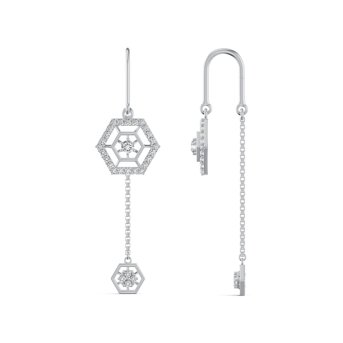 Asteria Diamond Sui Dhaga Earrings
