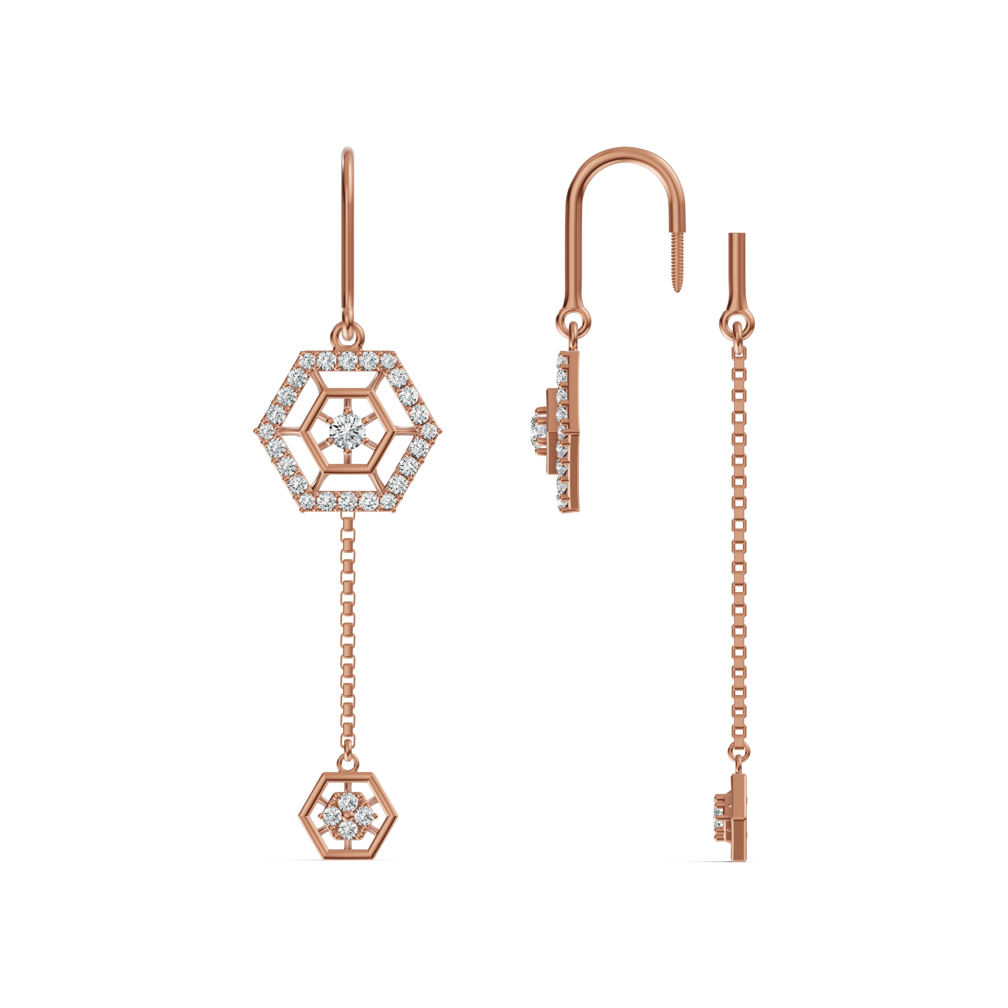 Asteria Diamond Sui Dhaga Earrings
