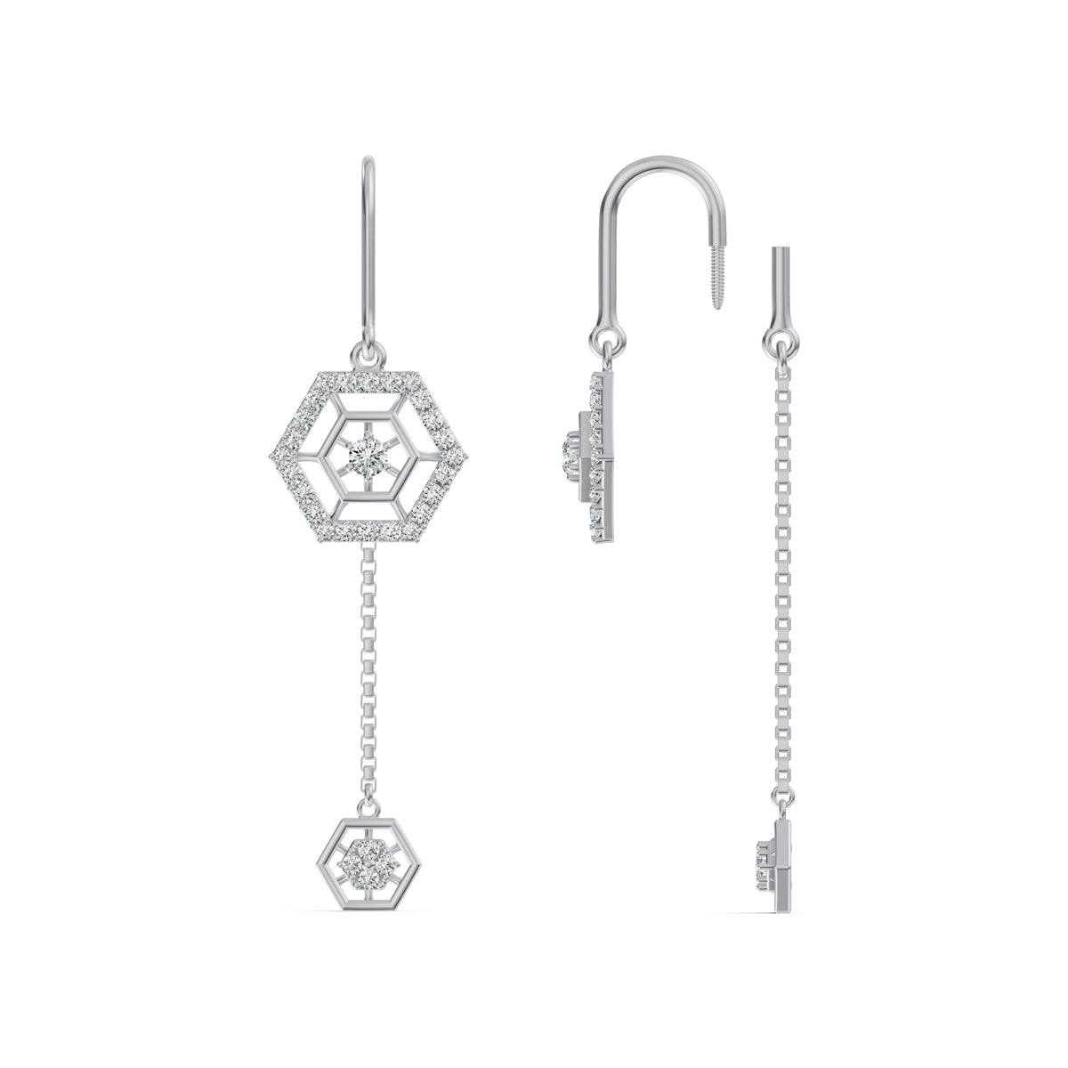 Asteria Diamond Sui Dhaga Earrings