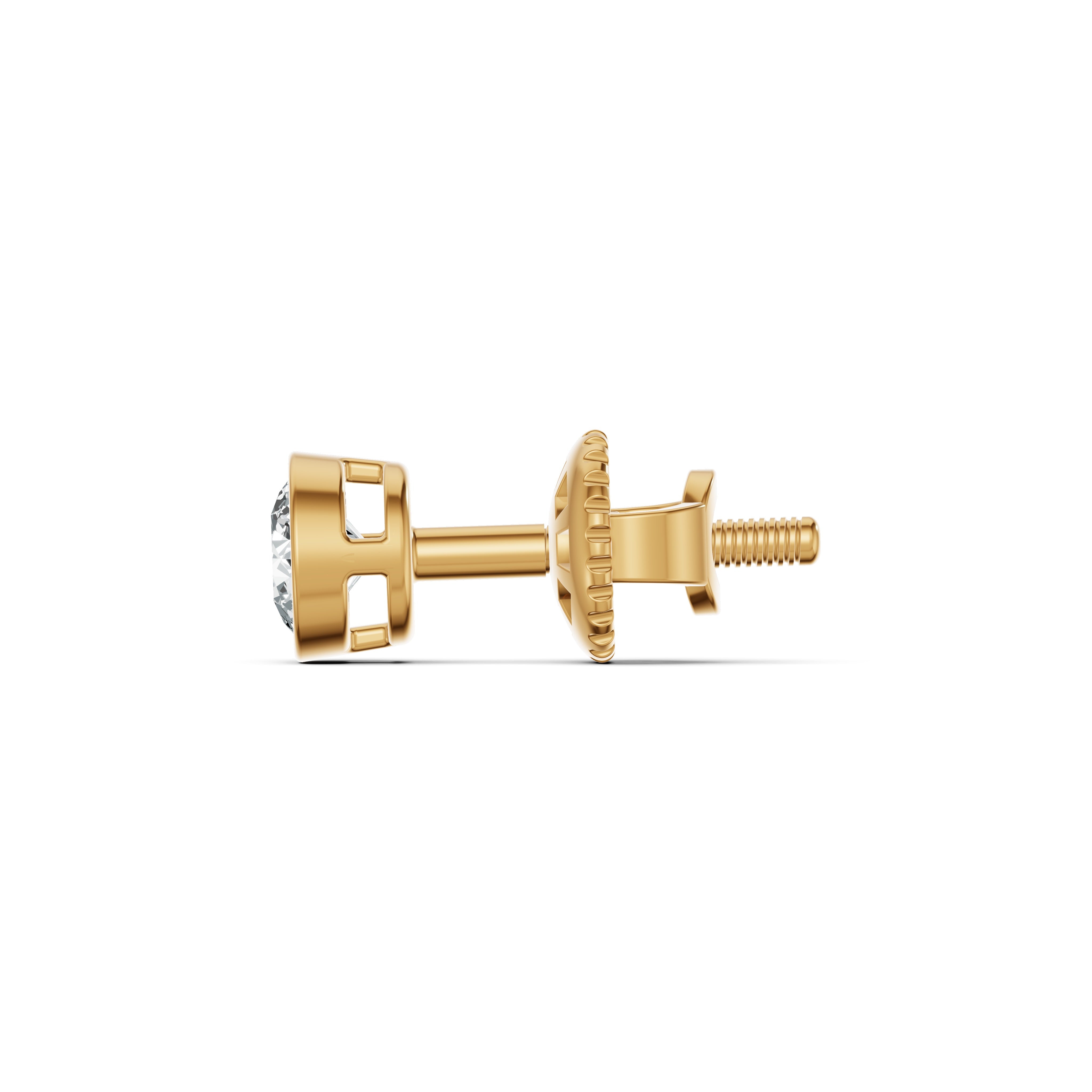 Classic Solitaire Diamond Stud