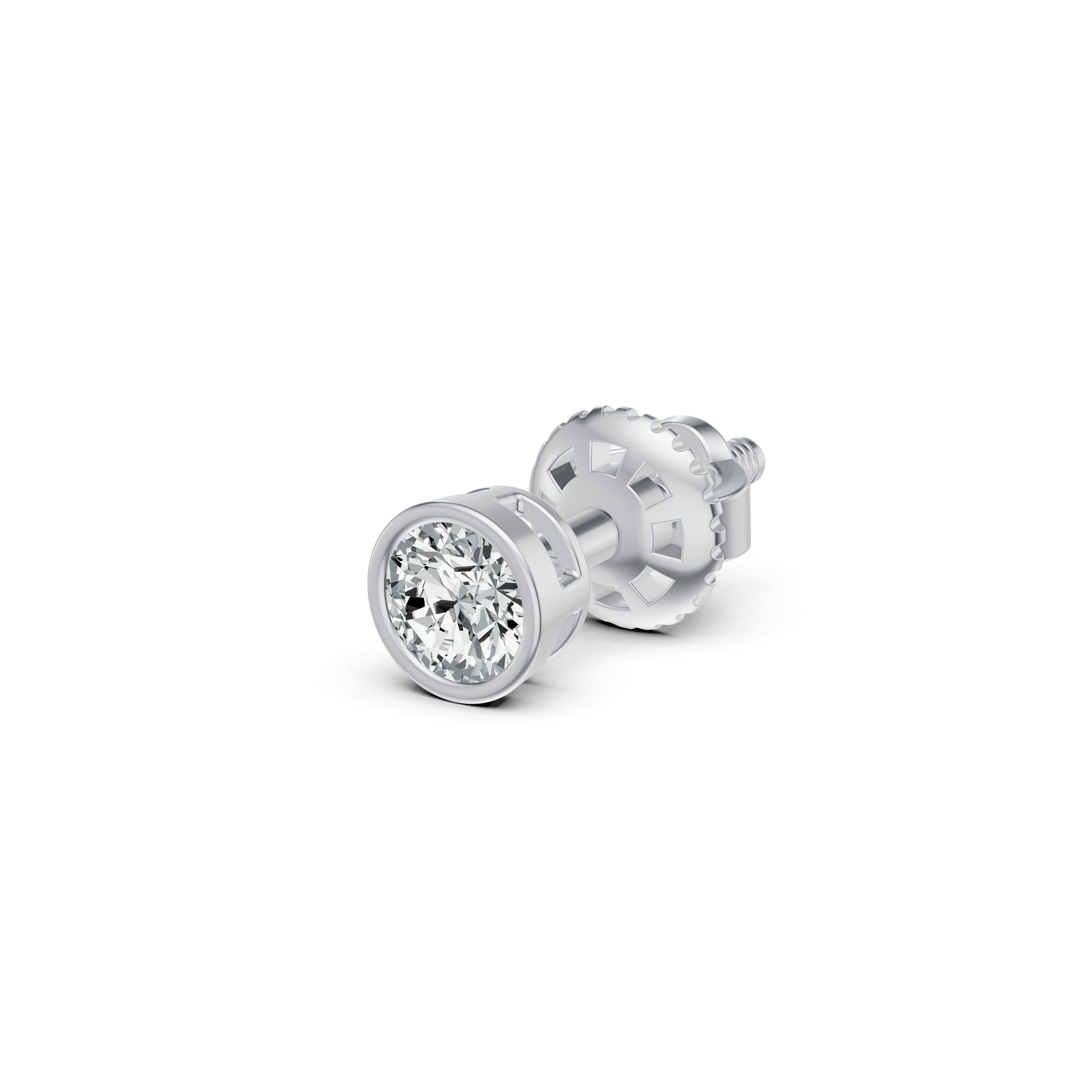 Classic Solitaire Diamond Stud