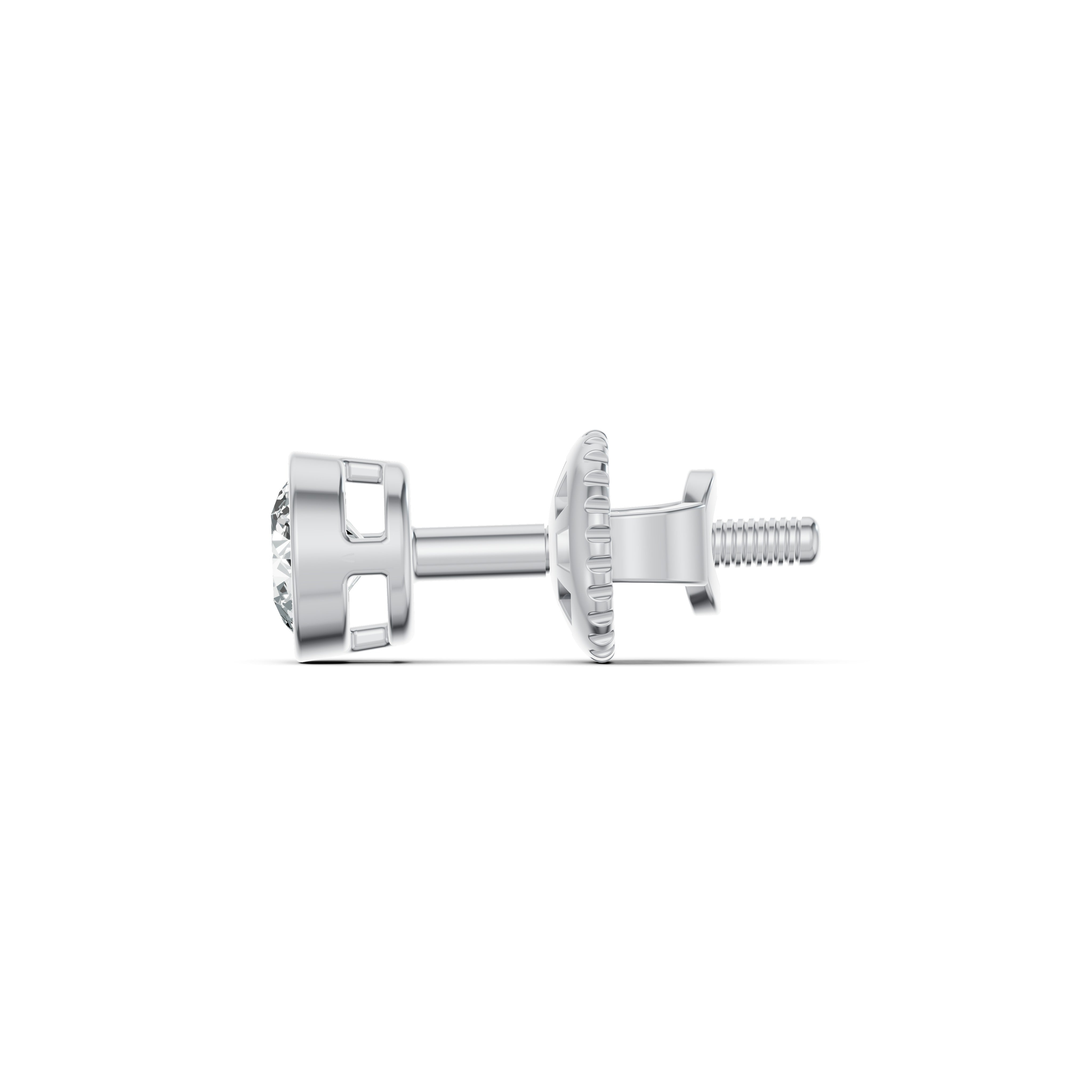 Classic Solitaire Diamond Stud