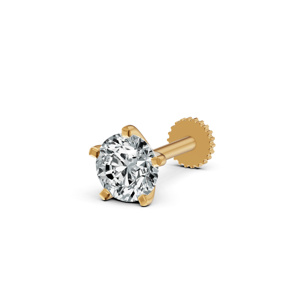 Elite Spark Solitaire Diamond Stud