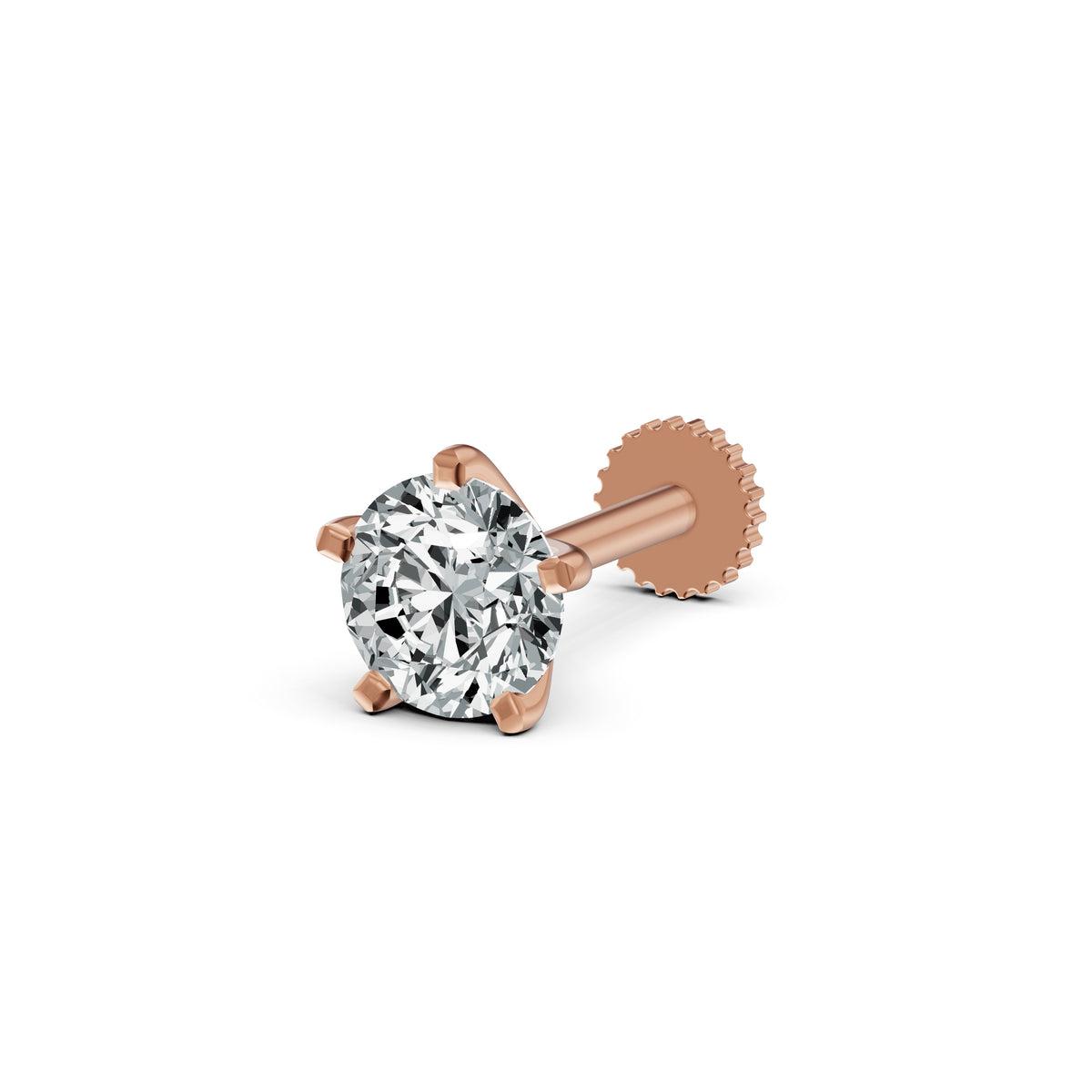 Elite Spark Solitaire Diamond Stud