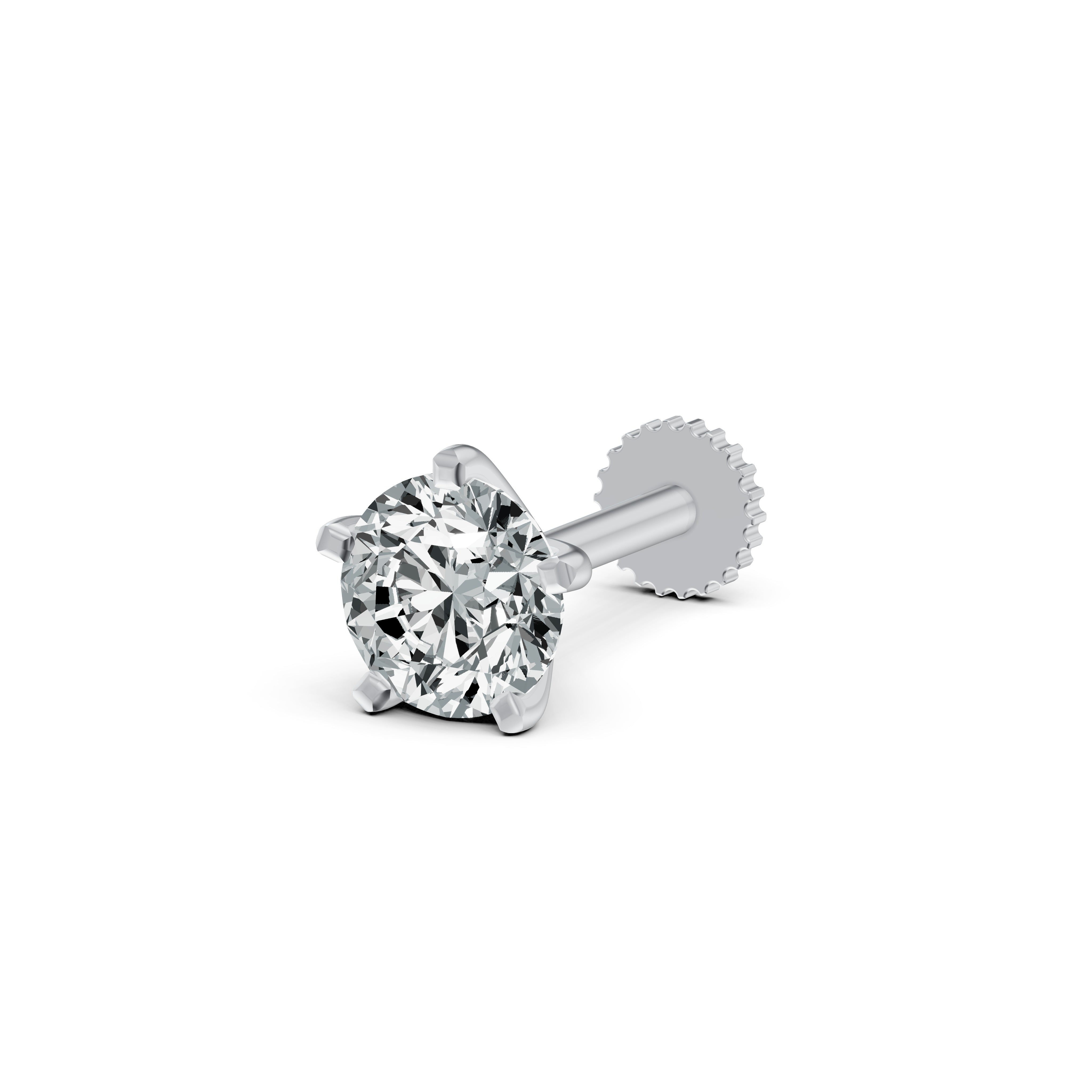 Elite Spark Solitaire Diamond Stud