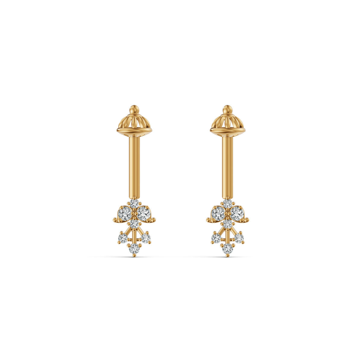 Vintage Classic Diamond Koppu Earring