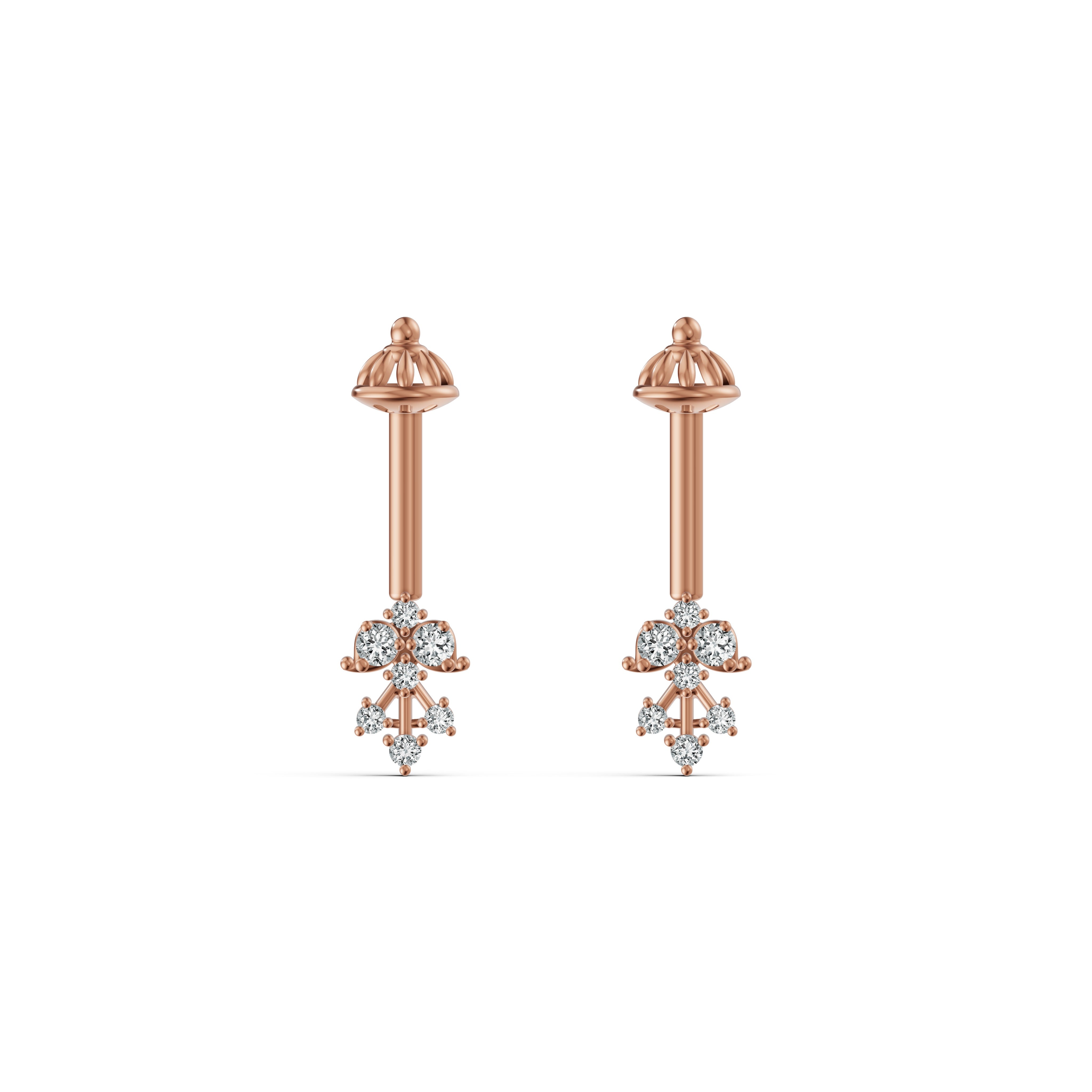 Vintage Classic Diamond Koppu Earring