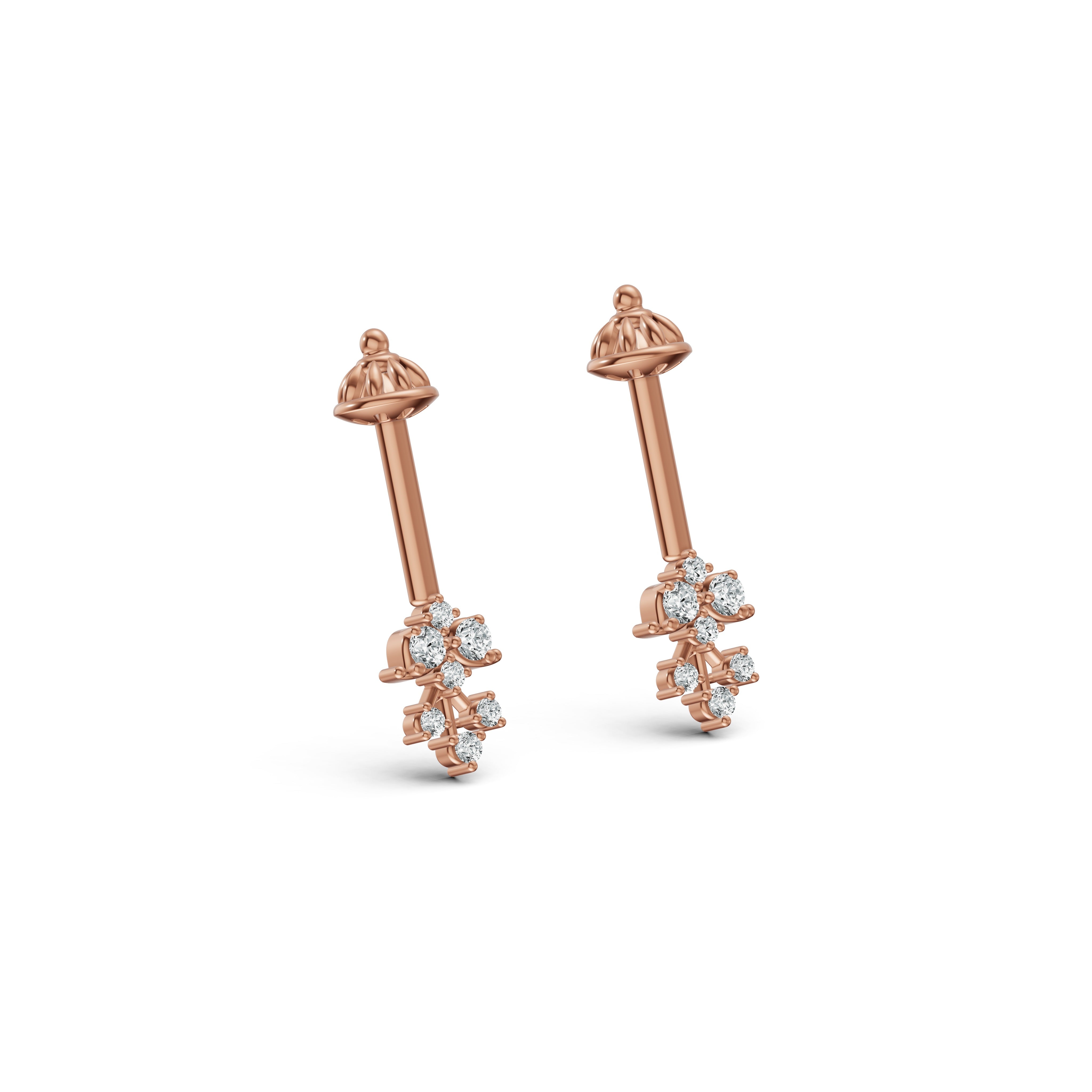 Vintage Classic Diamond Koppu Earring