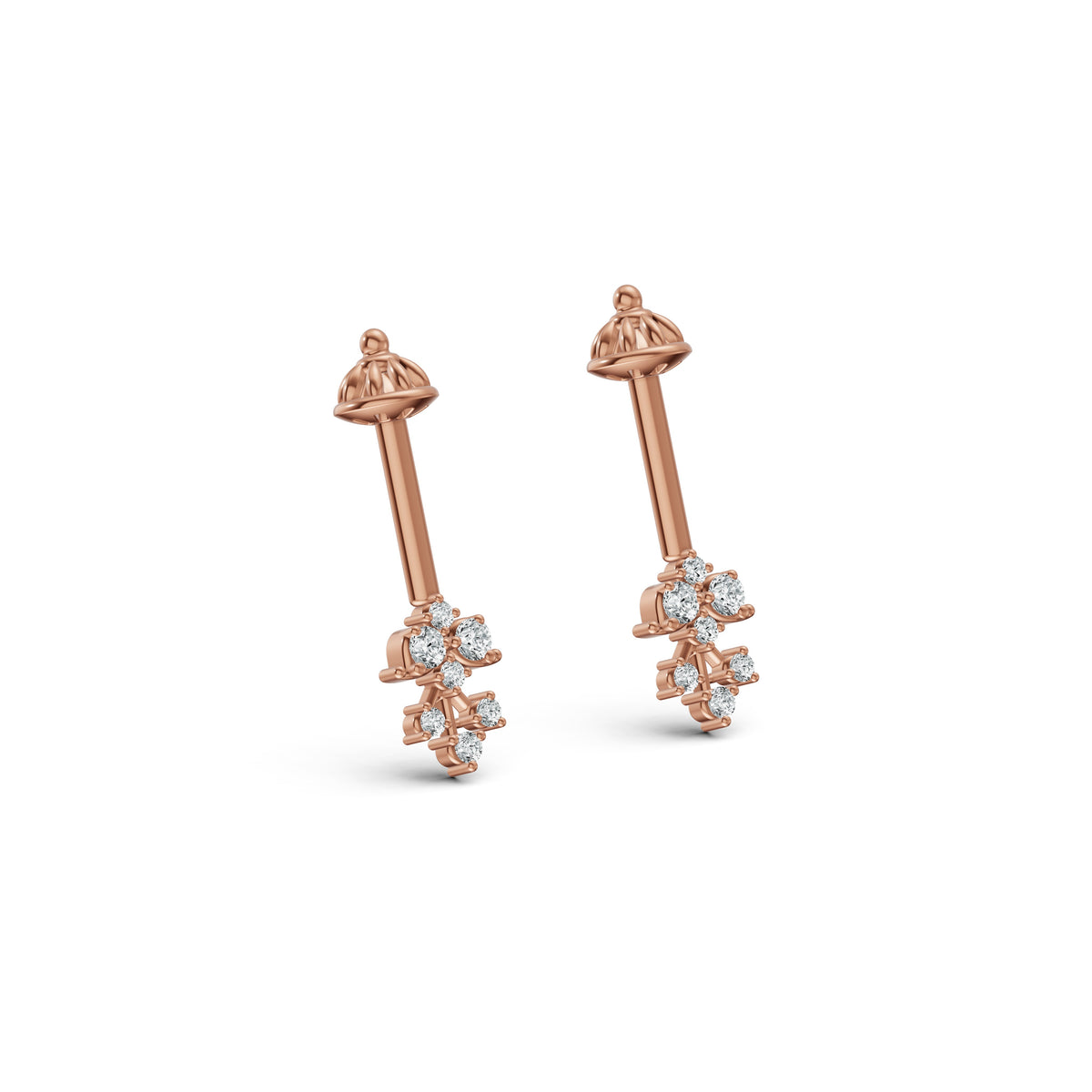 Vintage Classic Diamond Koppu Earring