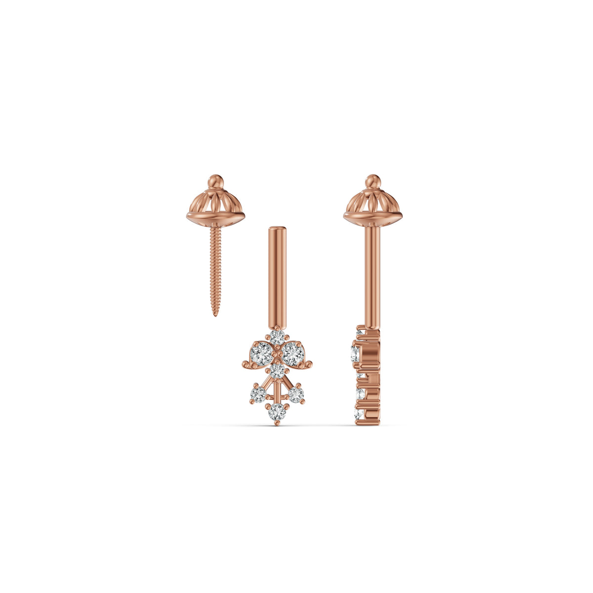Vintage Classic Diamond Koppu Earring
