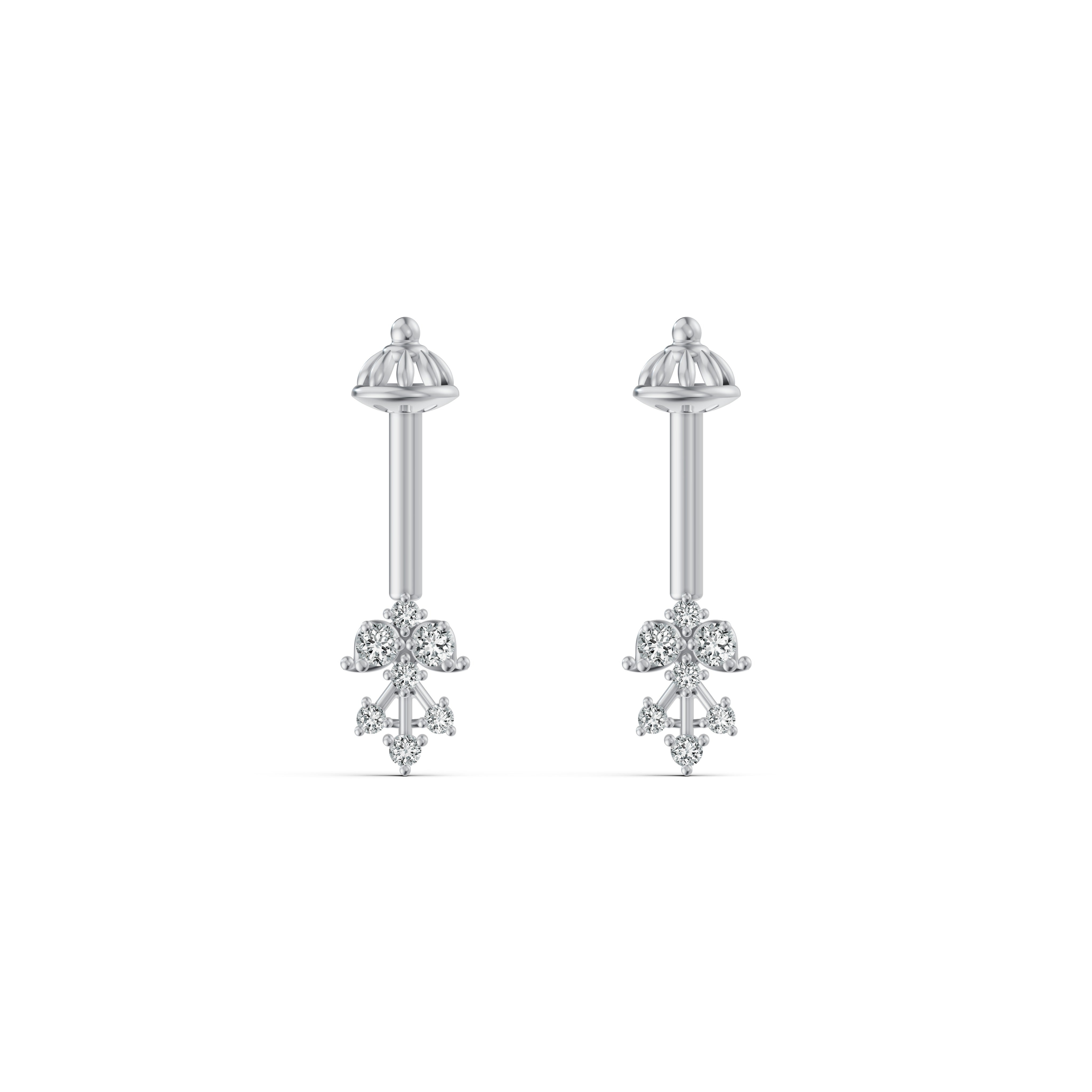 Vintage Classic Diamond Koppu Earring