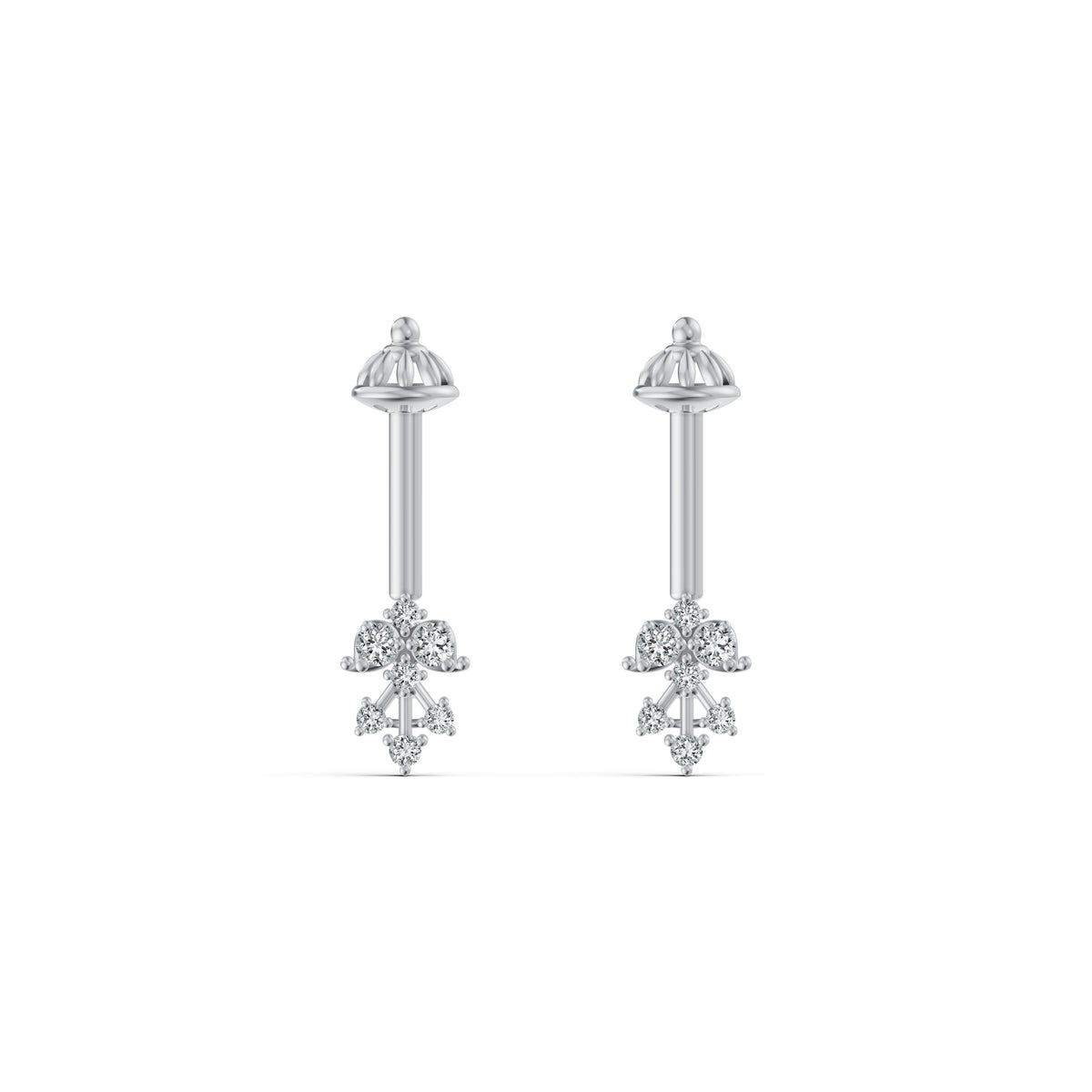 Vintage Classic Diamond Koppu Earring