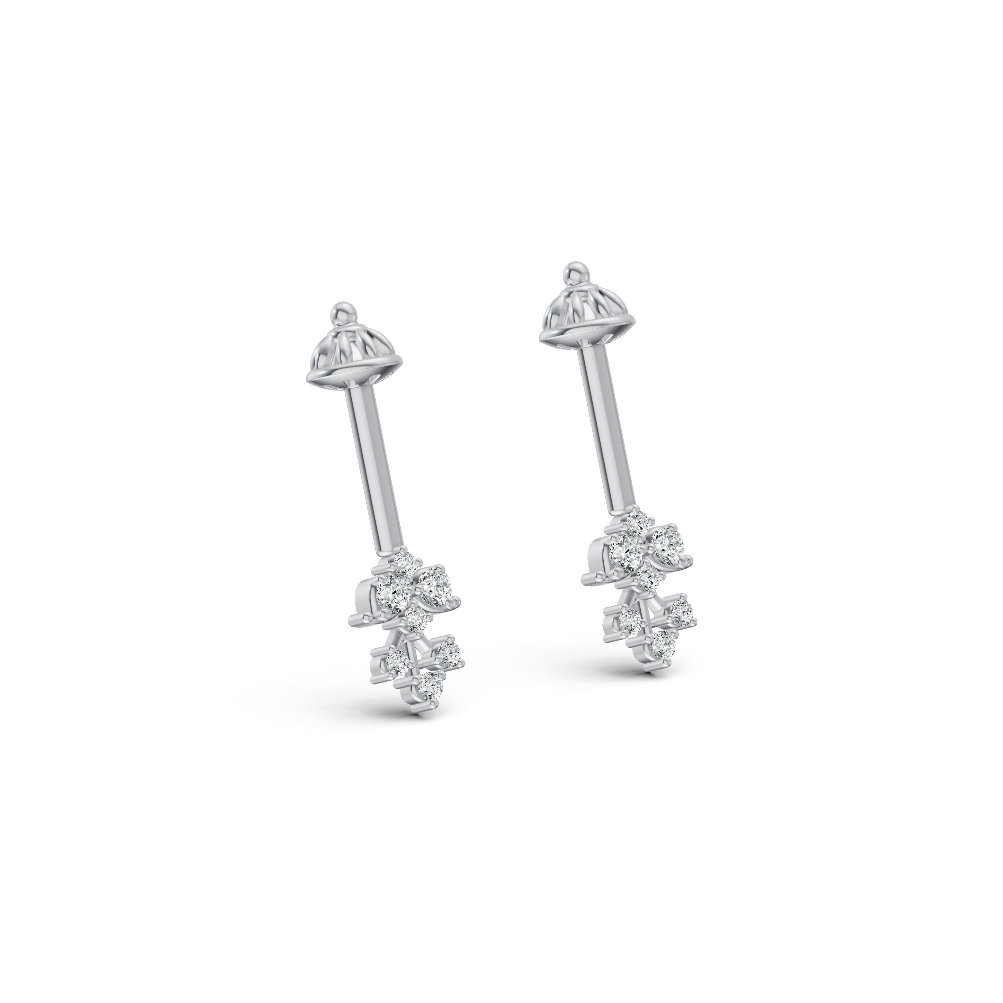 Vintage Classic Diamond Koppu Earring