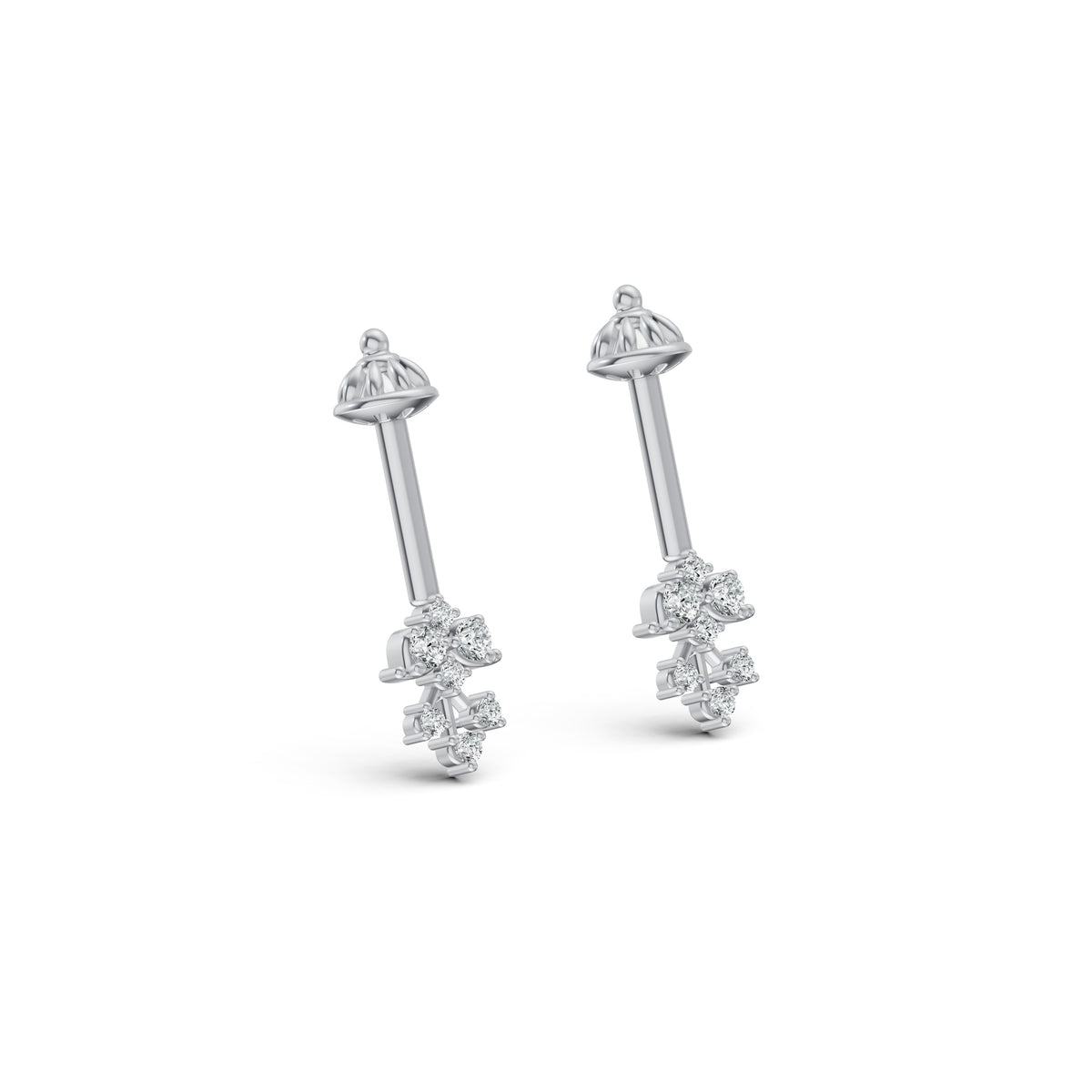 Vintage Classic Diamond Koppu Earring