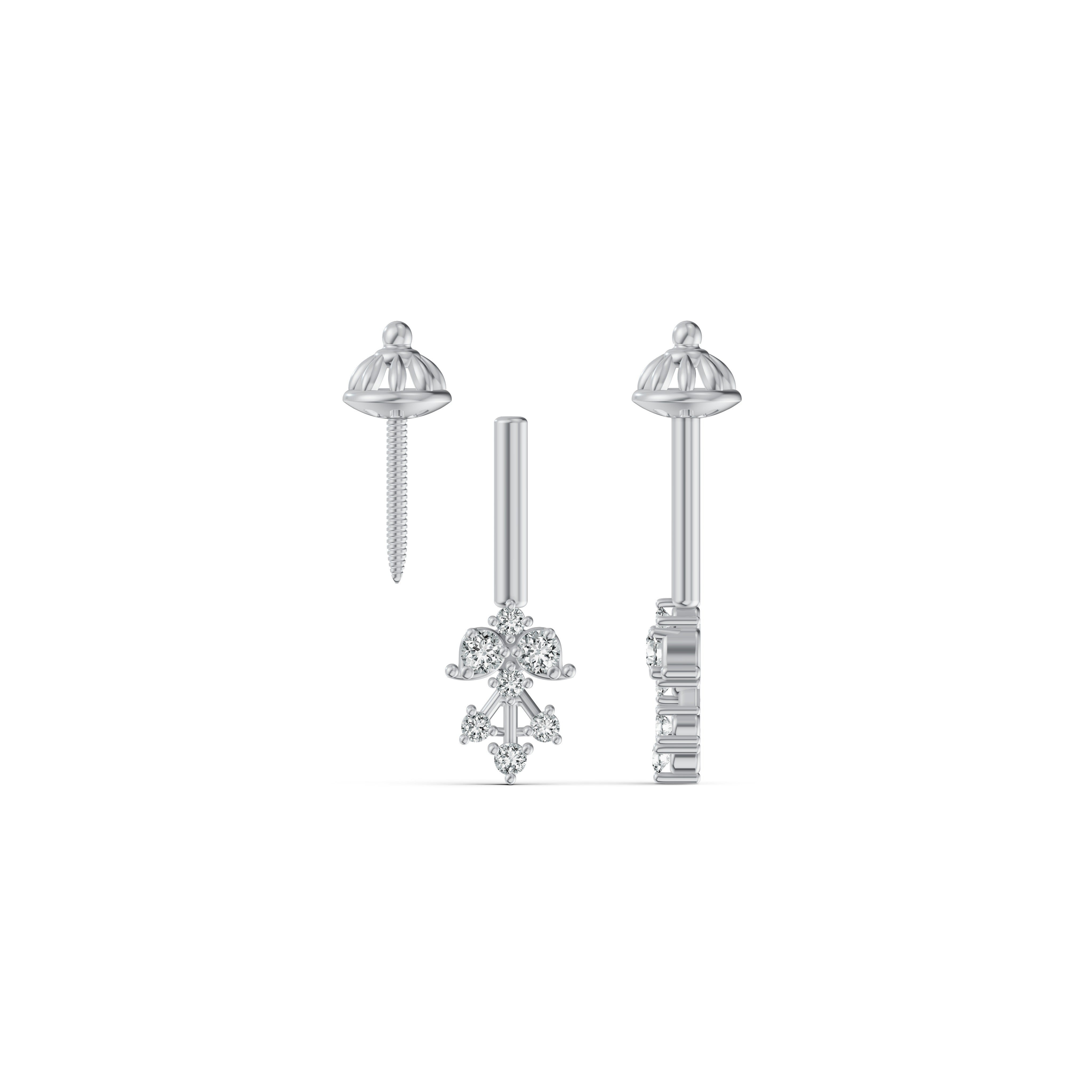Vintage Classic Diamond Koppu Earring
