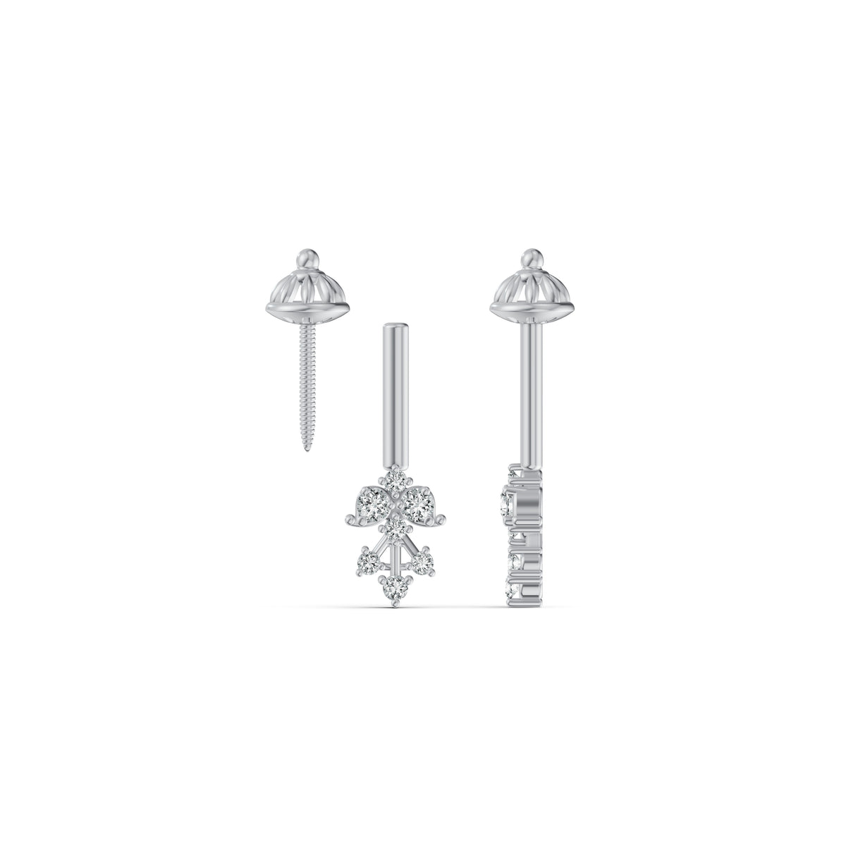 Vintage Classic Diamond Koppu Earring