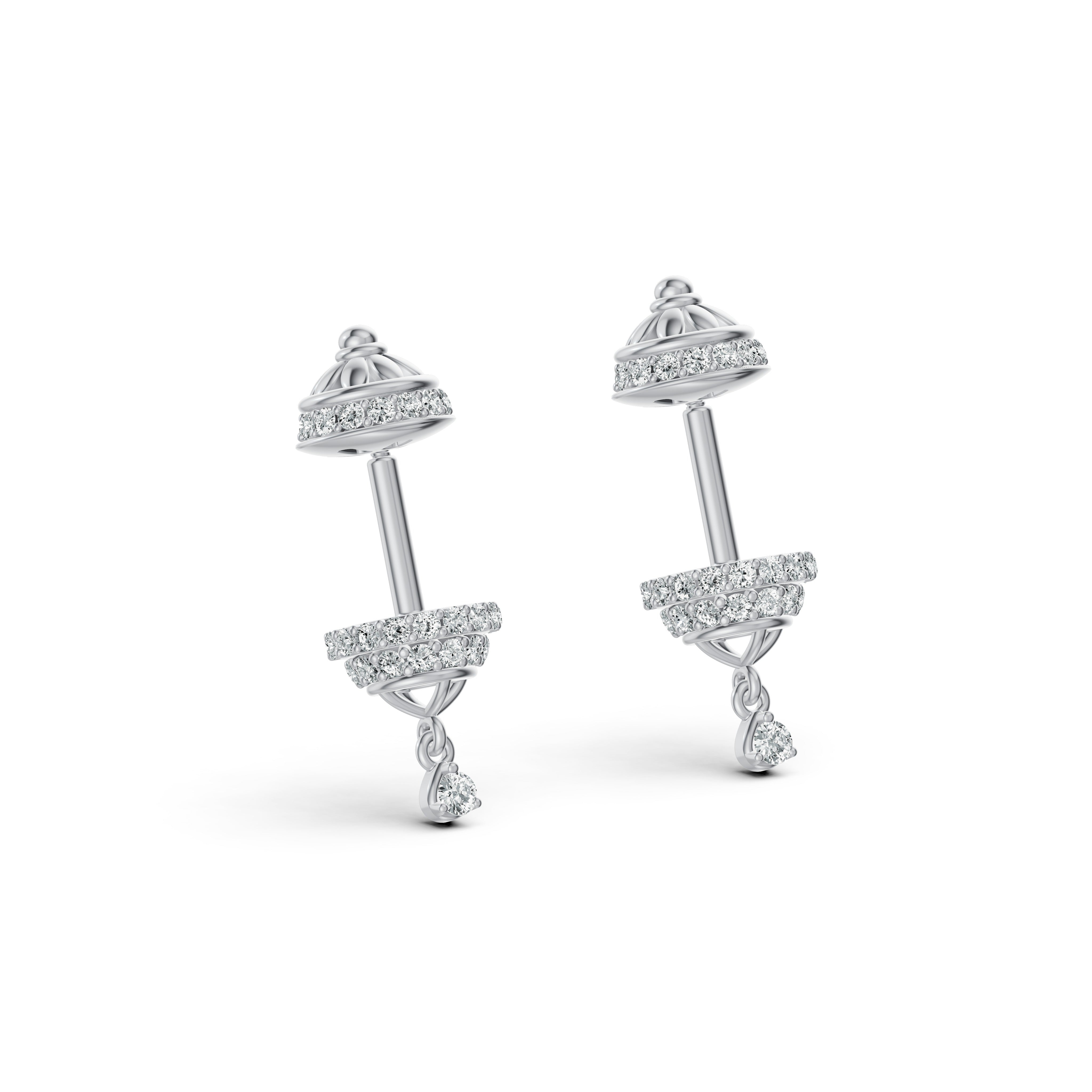 Regal Dome Diamond Koppu Earrings