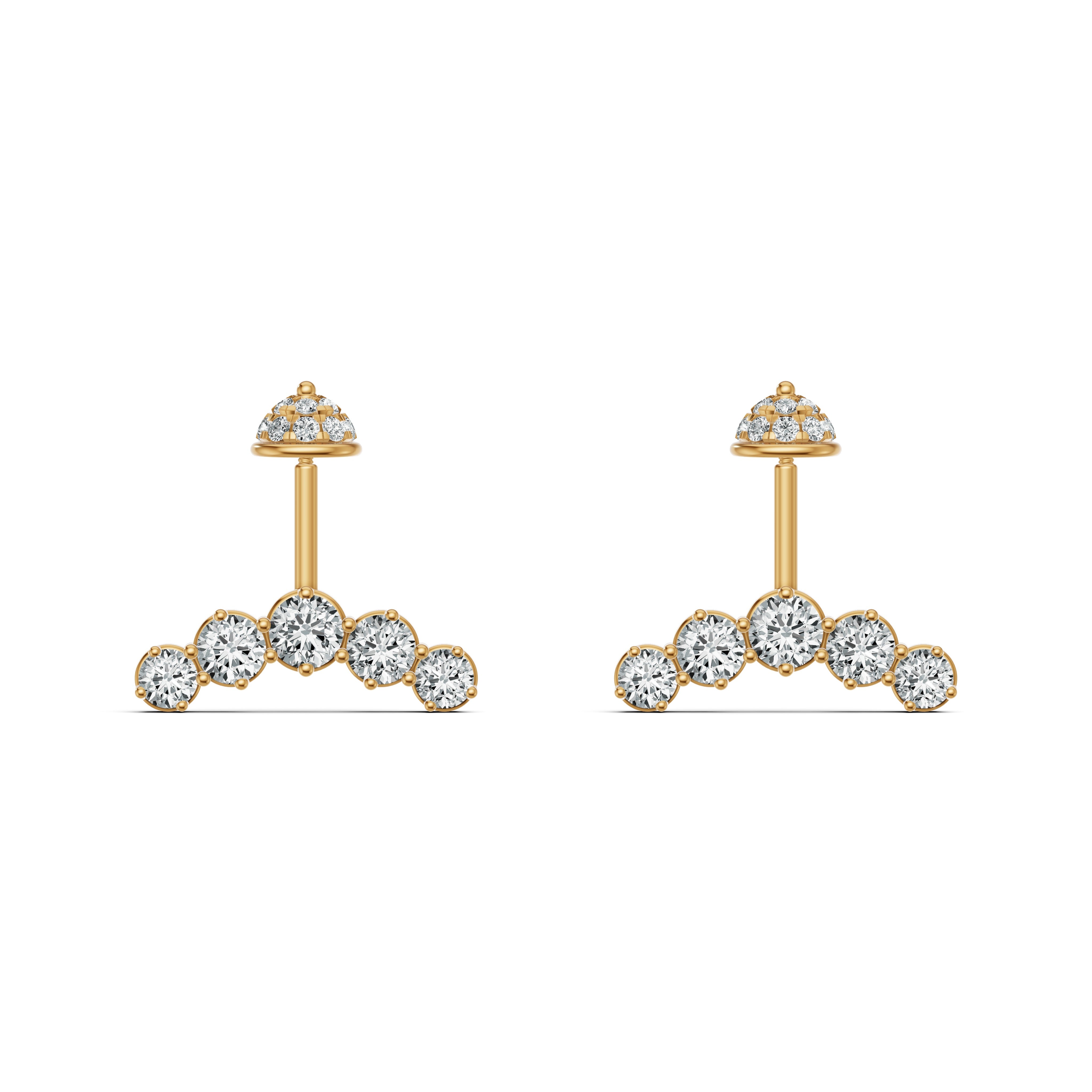 Royal Arc Diamond Koppu Earrings