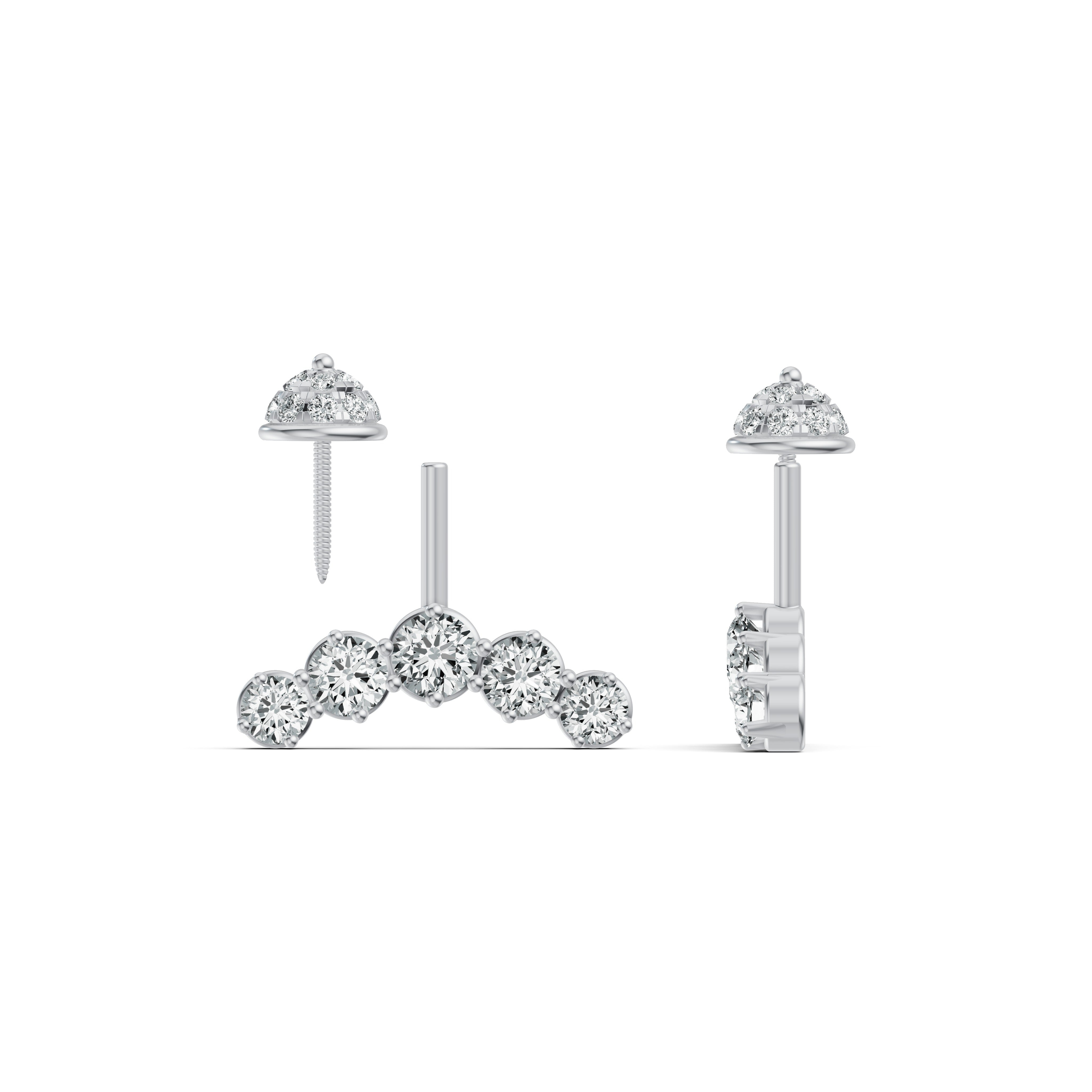 Royal Arc Diamond Koppu Earrings