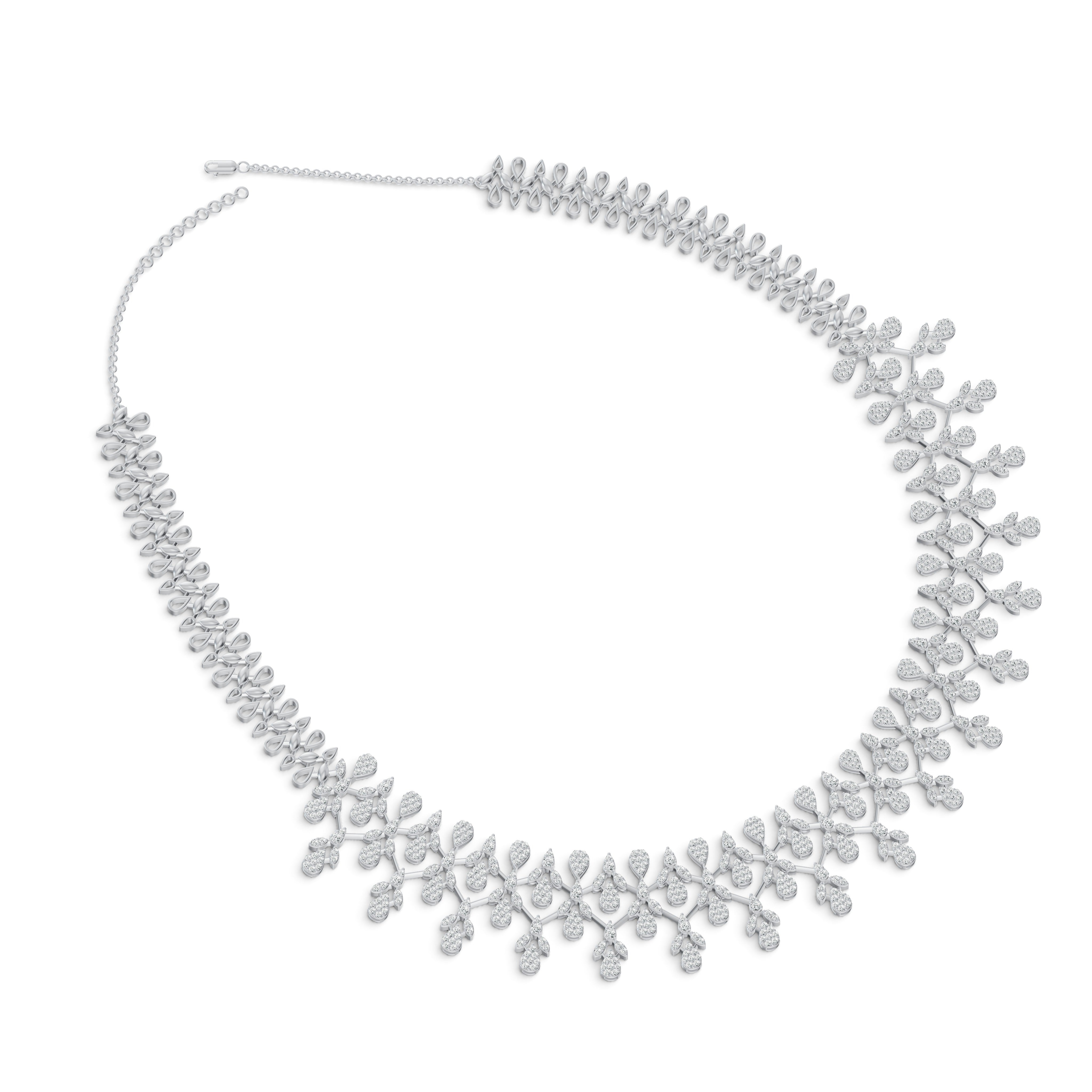 Enchanted Vine Diamond Necklace