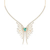 Flowy Butterfly Diamond Necklace