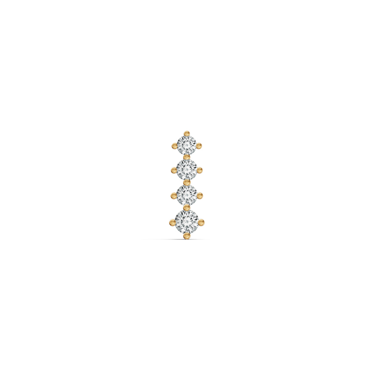 Classic Vertical Diamond Nosepin