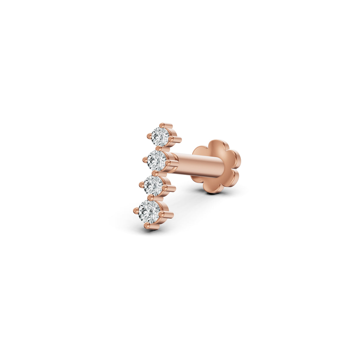 Classic Vertical Diamond Nosepin