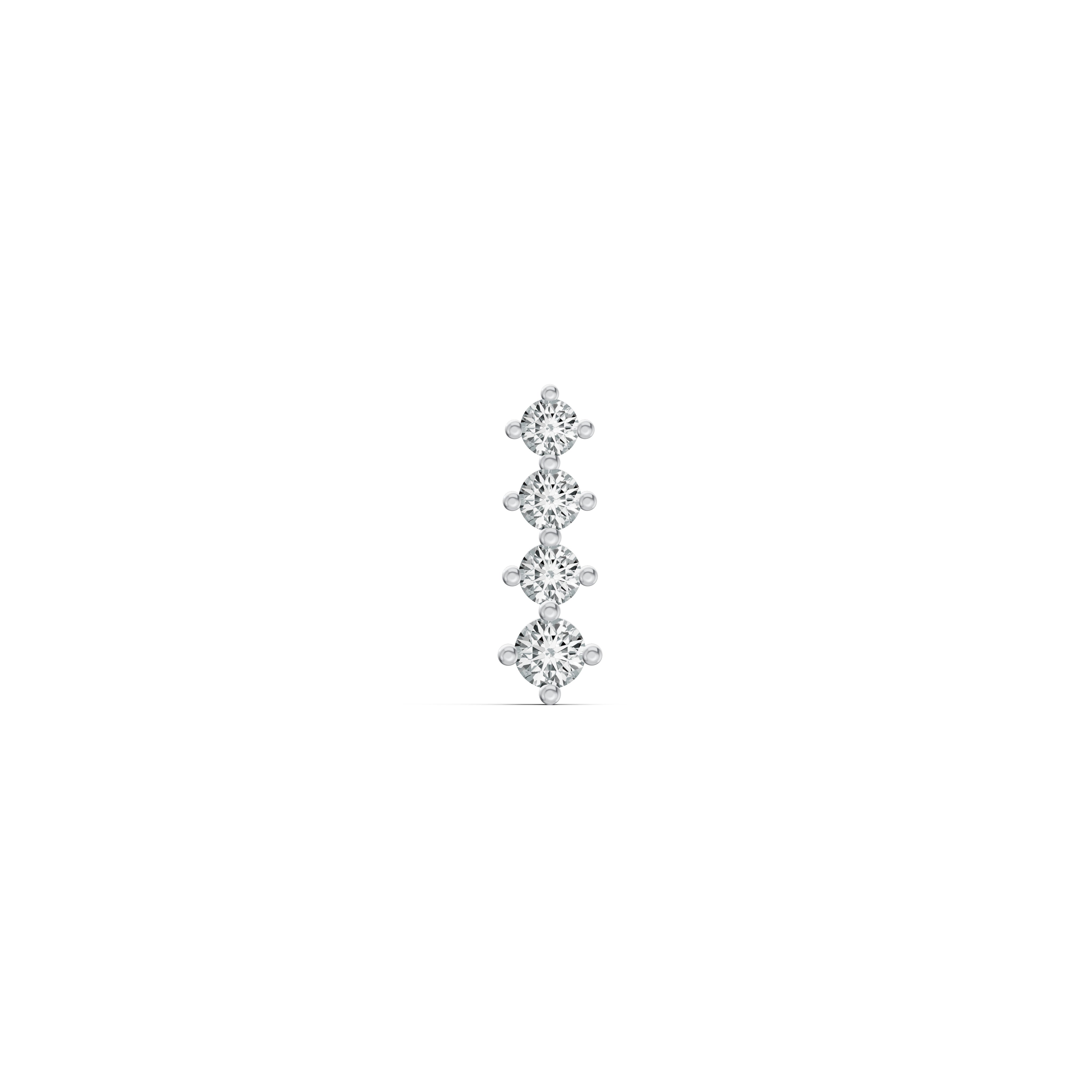 Classic Vertical Diamond Nosepin