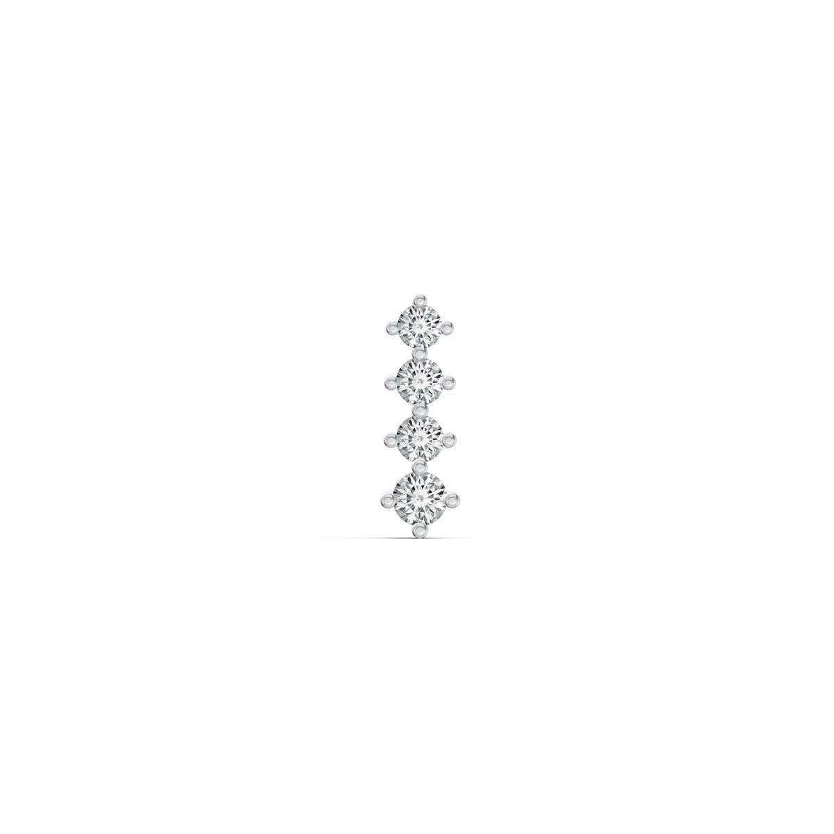 Classic Vertical Diamond Nosepin