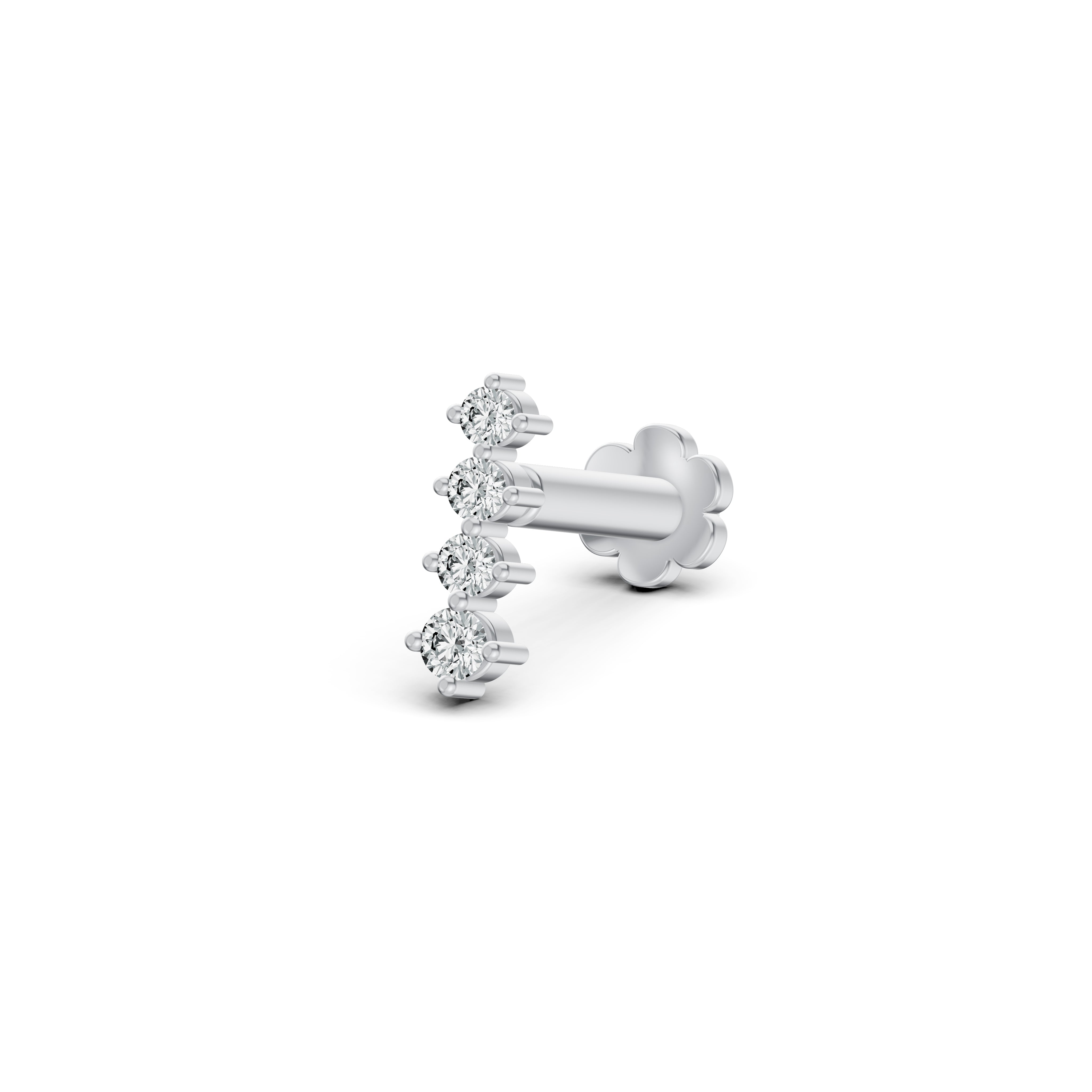 Classic Vertical Diamond Nosepin