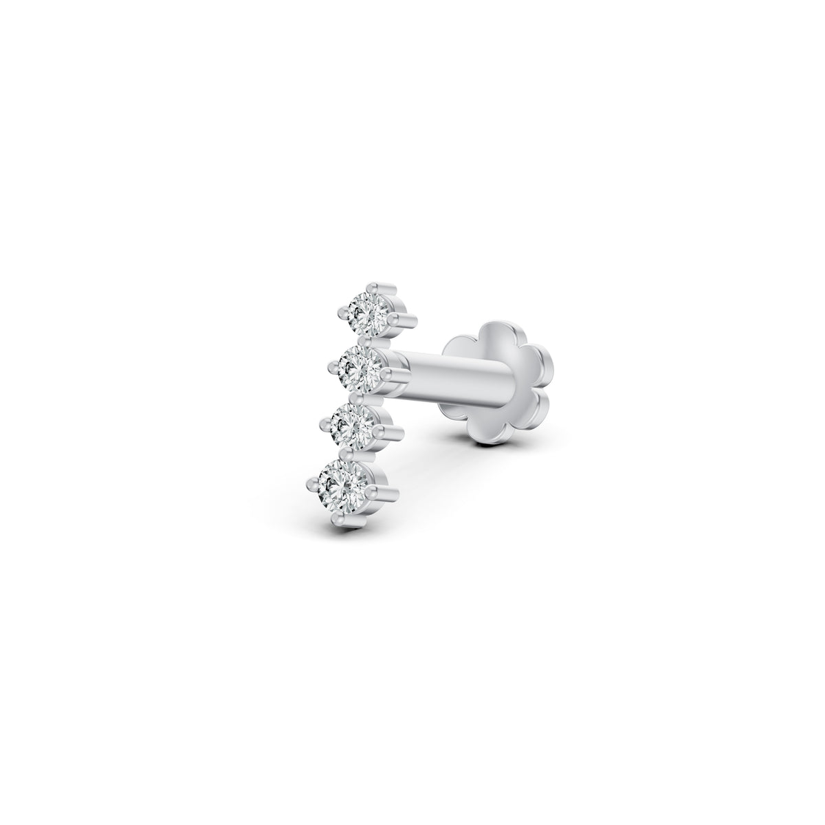 Classic Vertical Diamond Nosepin