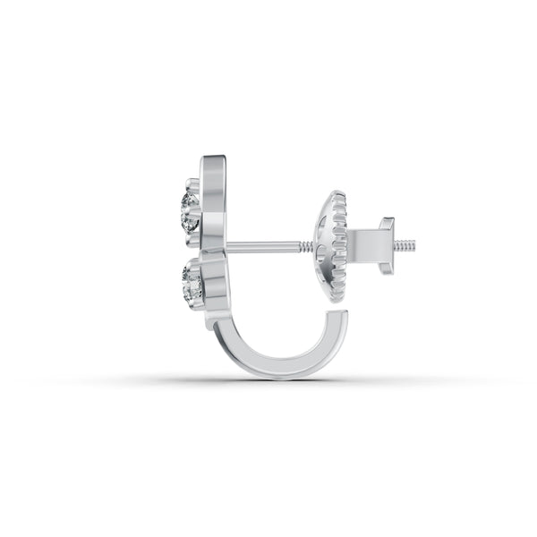 Trinity Leaf Diamond Nosepin