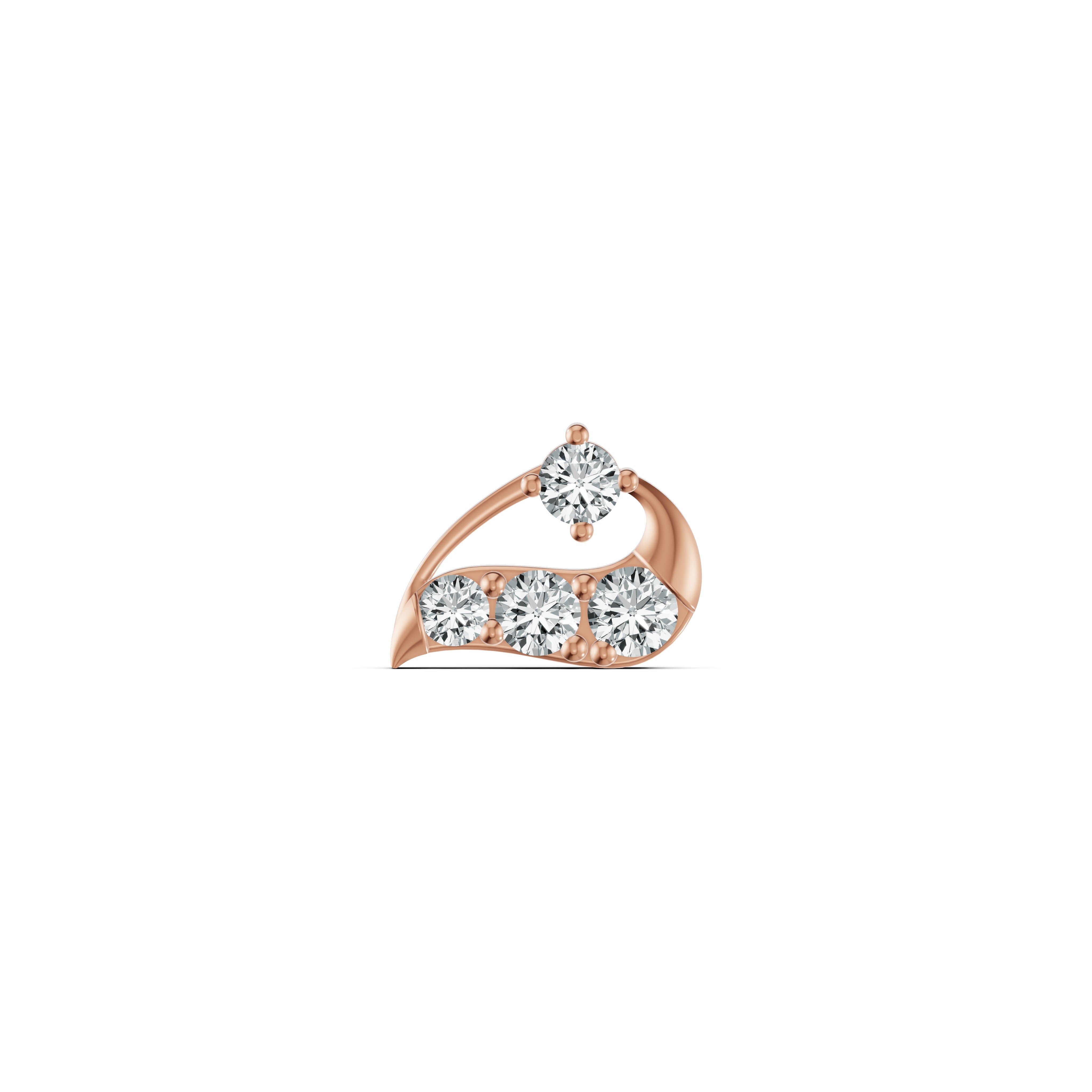 Radiant Arc Diamond Nosepin