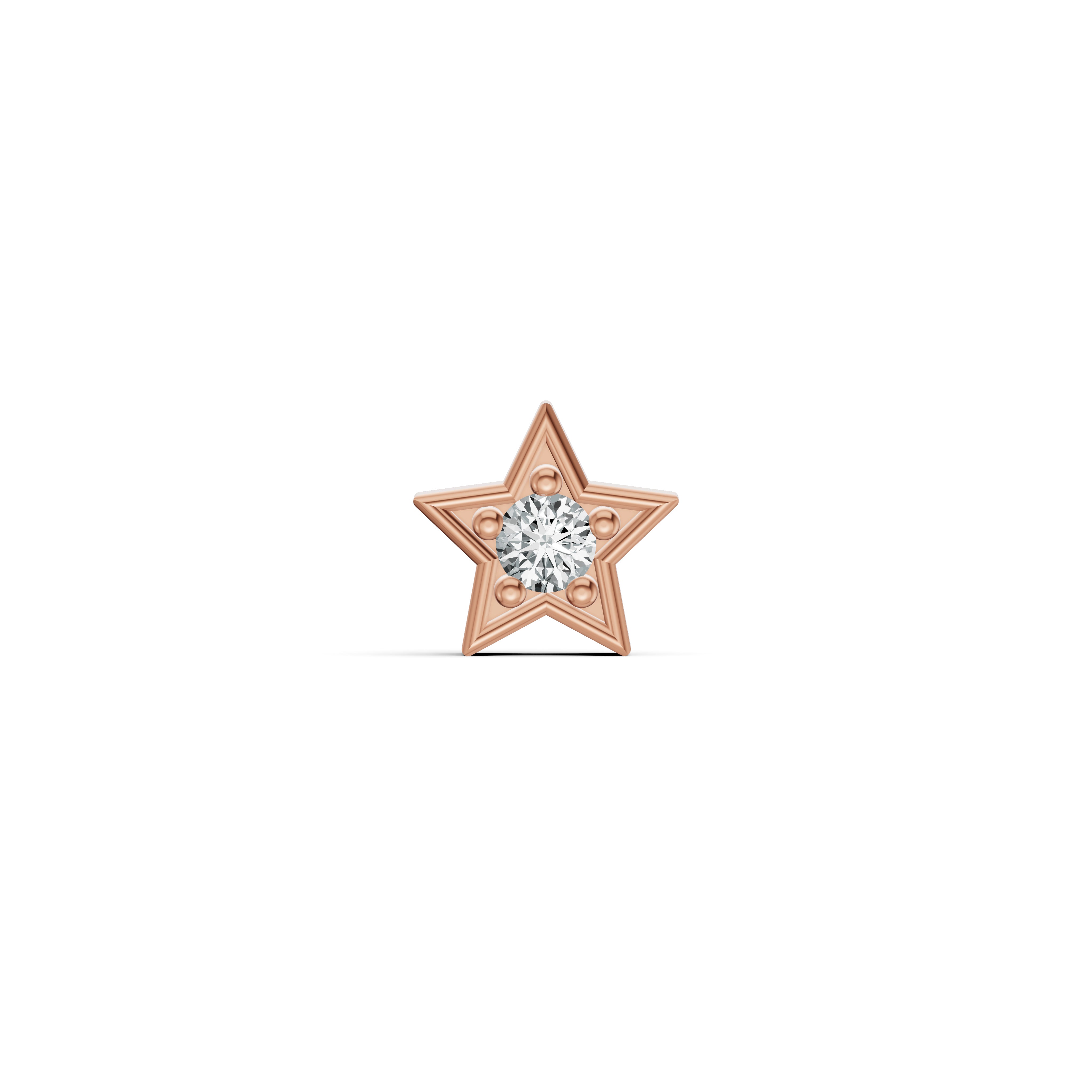 Petite Star Diamond Nosepin