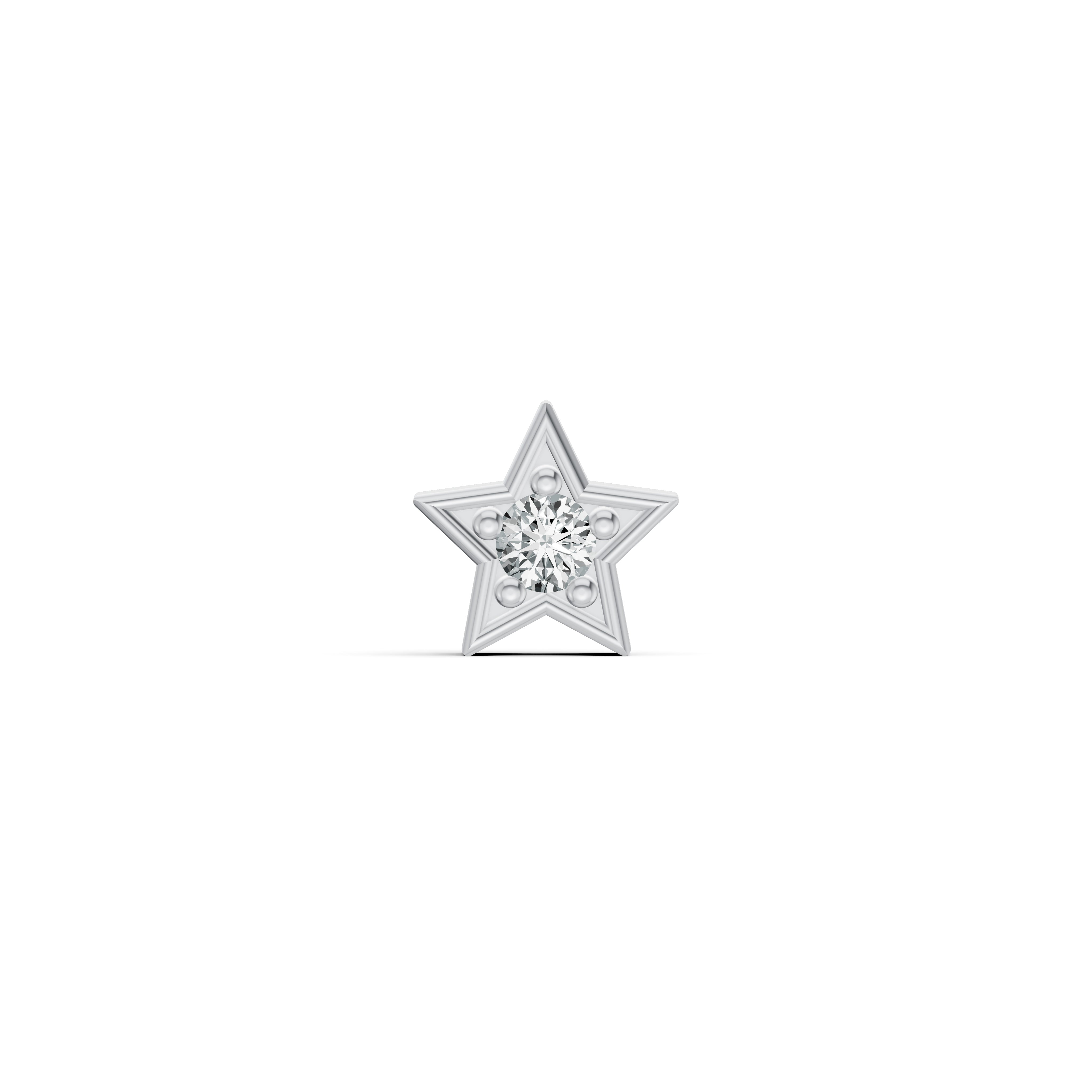 Petite Star Diamond Nosepin
