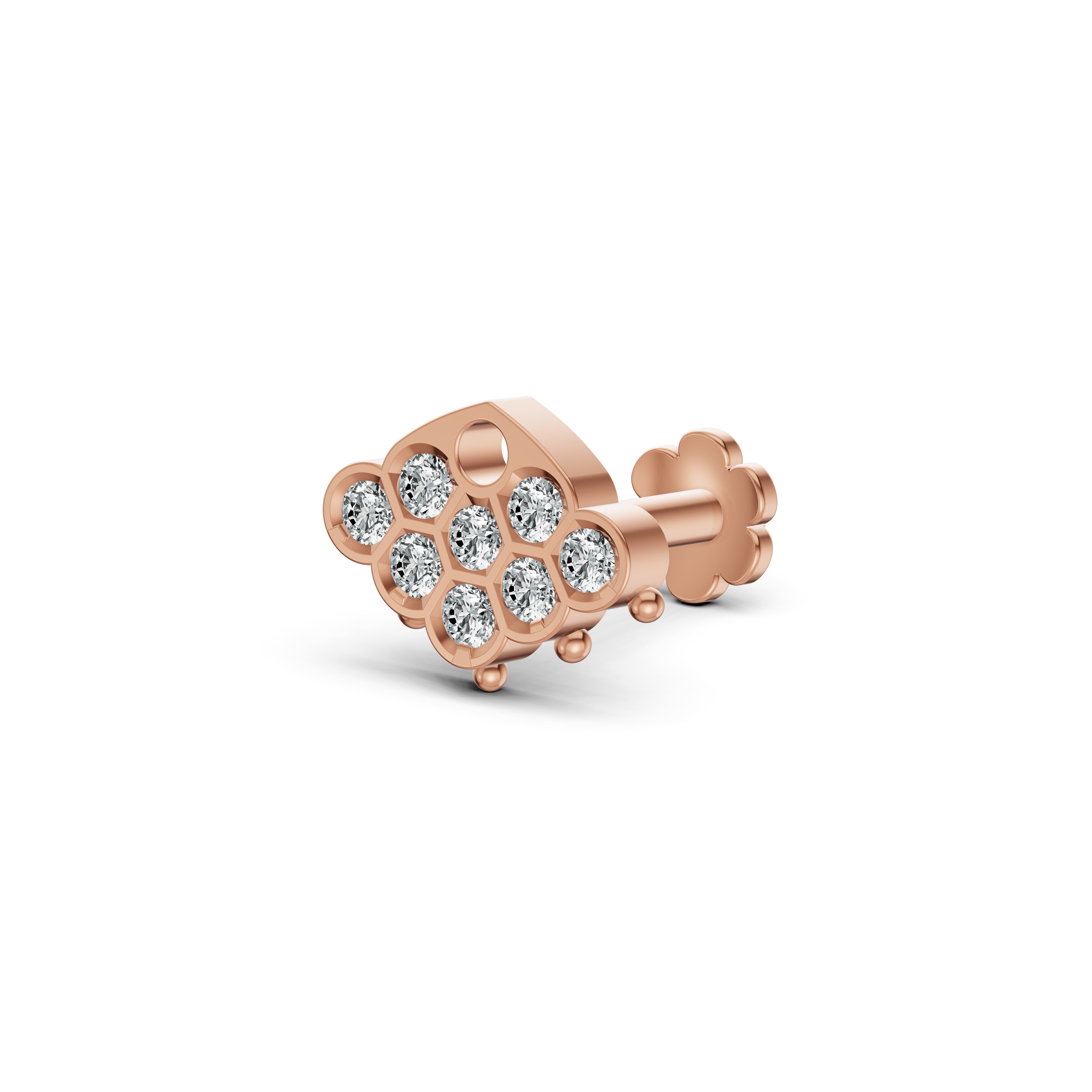 Pavé Fan Diamond Nosepin