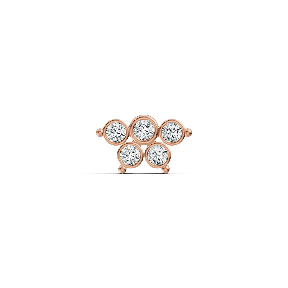 Petal Cluster Diamond Nosepin