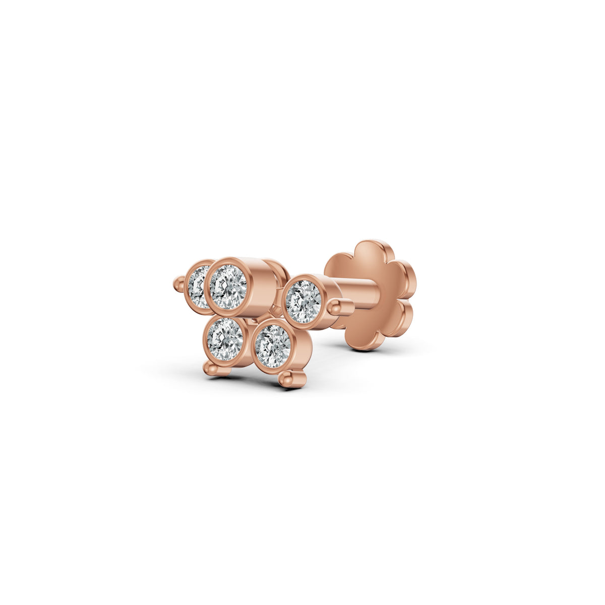 Petal Cluster Diamond Nosepin