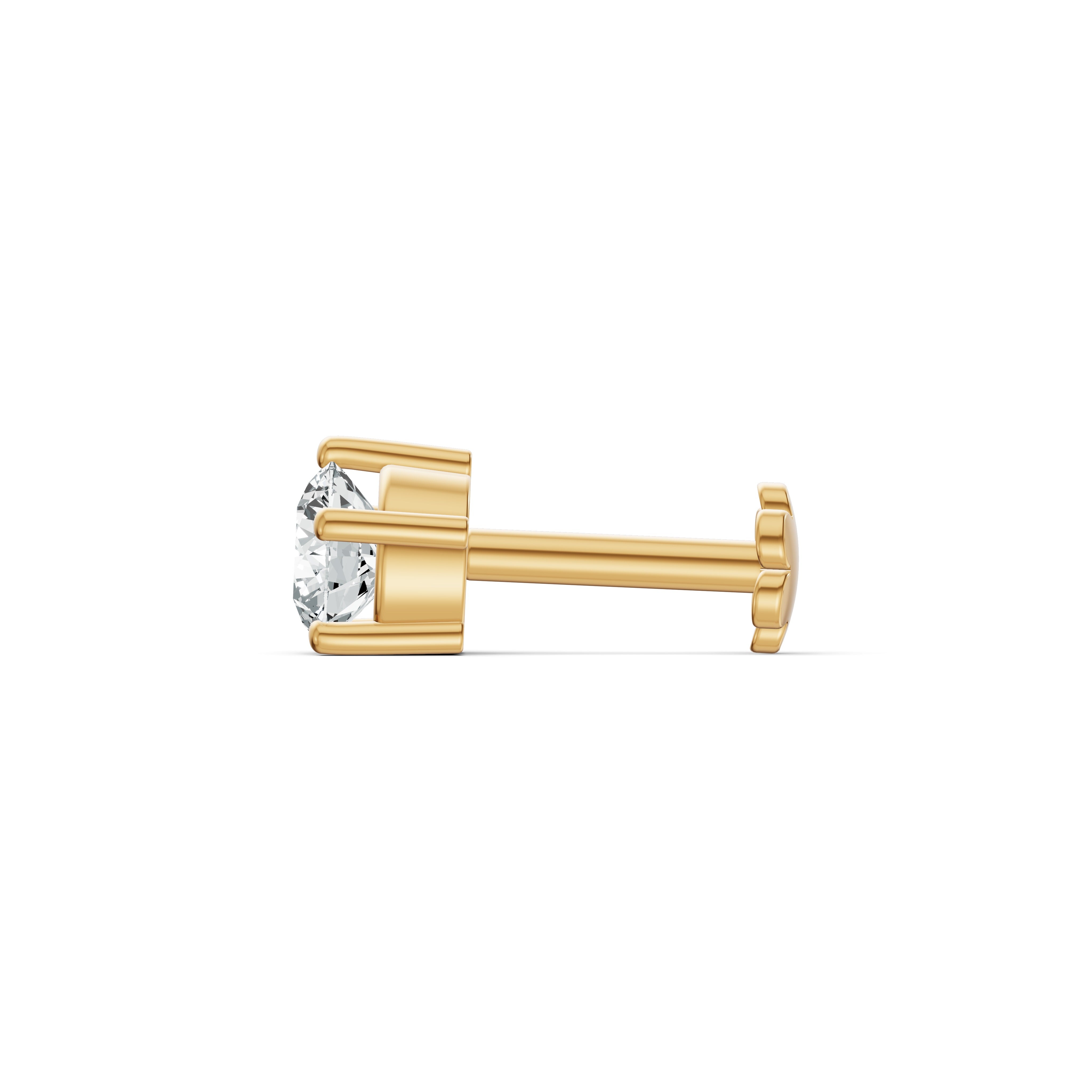 Classic Solitaire Diamond Nosepin