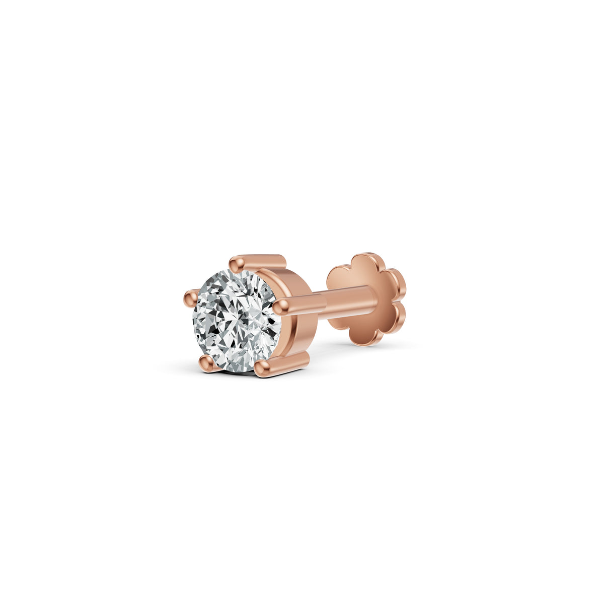 Classic Solitaire Diamond Nosepin