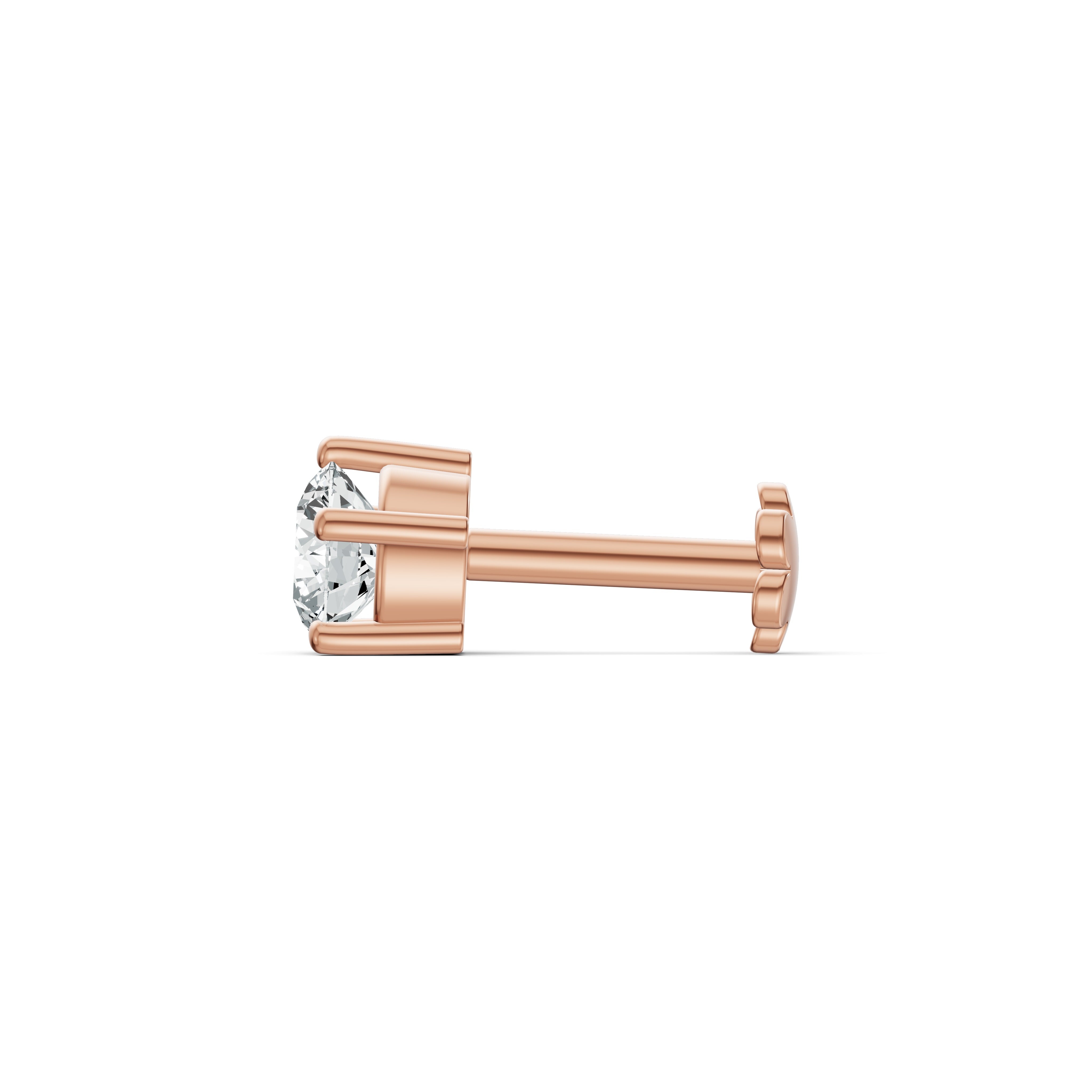 Classic Solitaire Diamond Nosepin