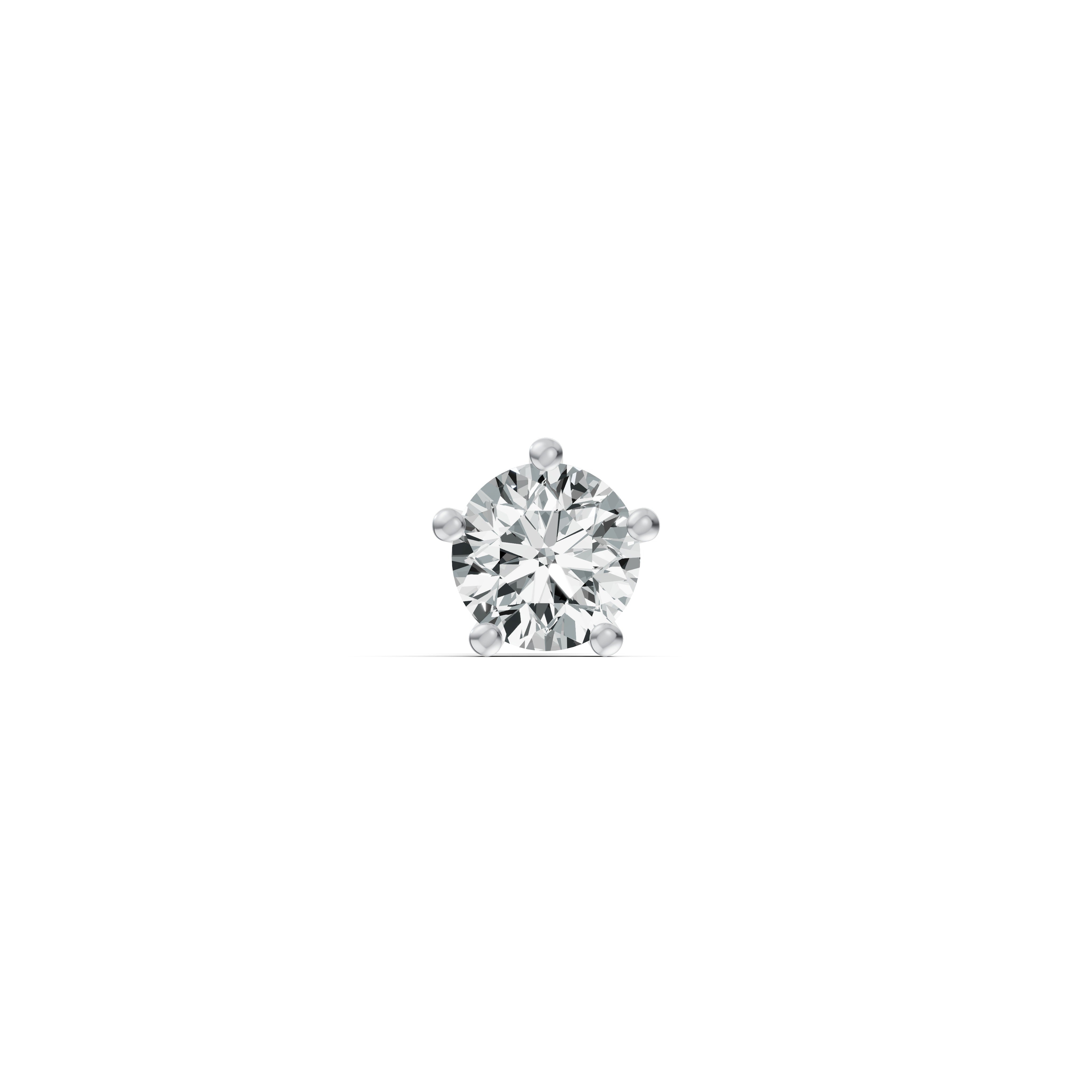 Classic Solitaire Diamond Nosepin