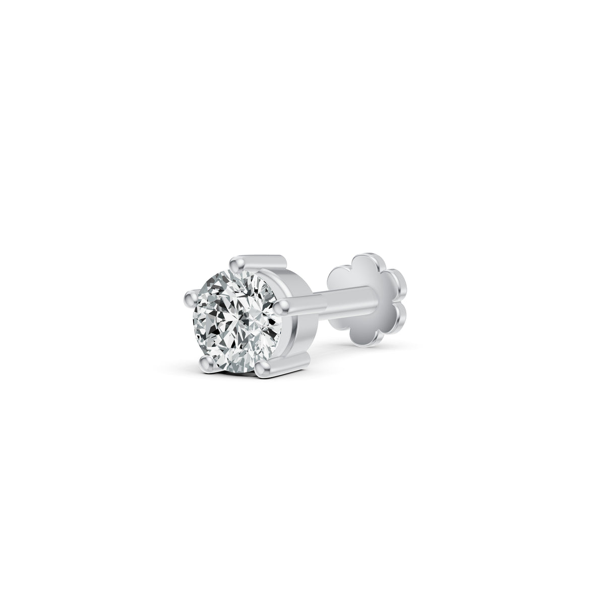 Classic Solitaire Diamond Nosepin